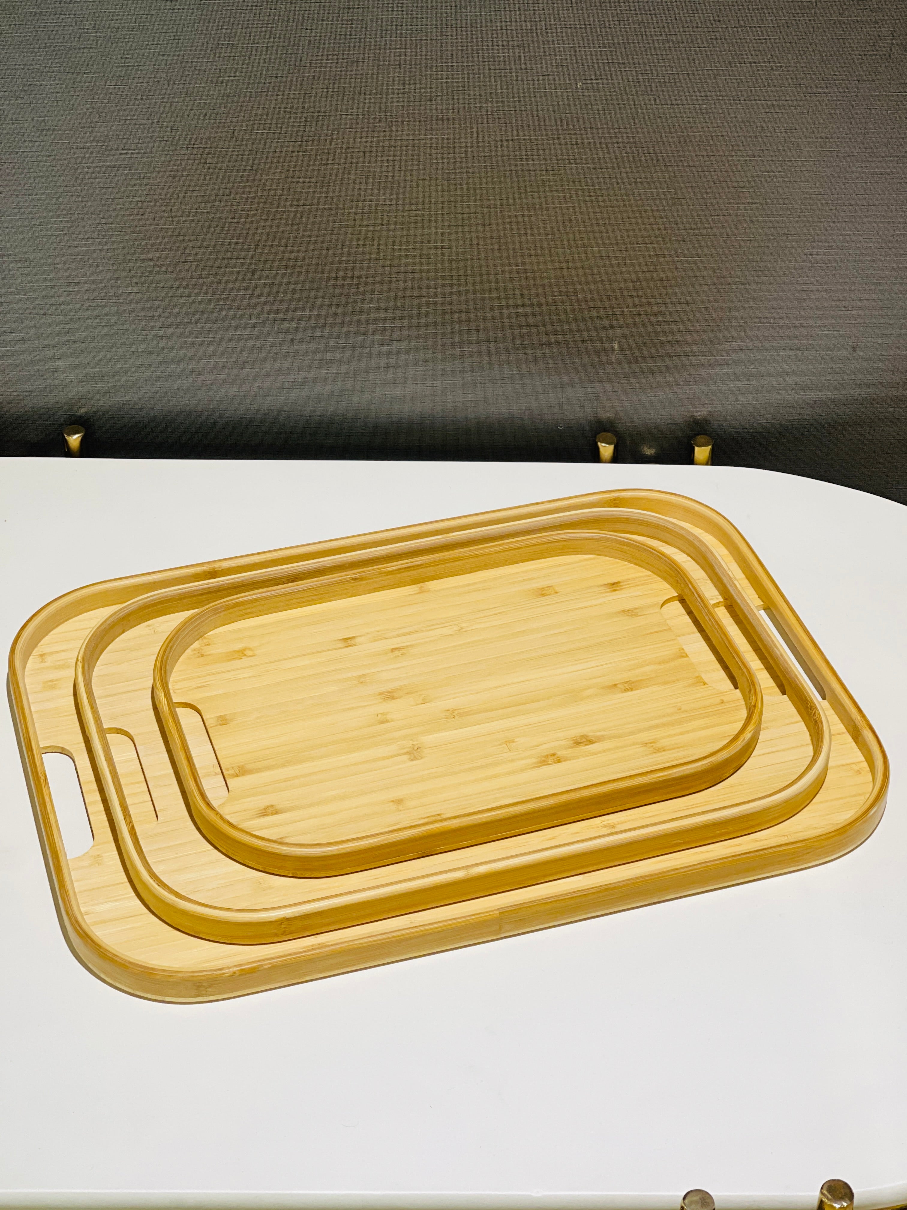 Tray Set Wood