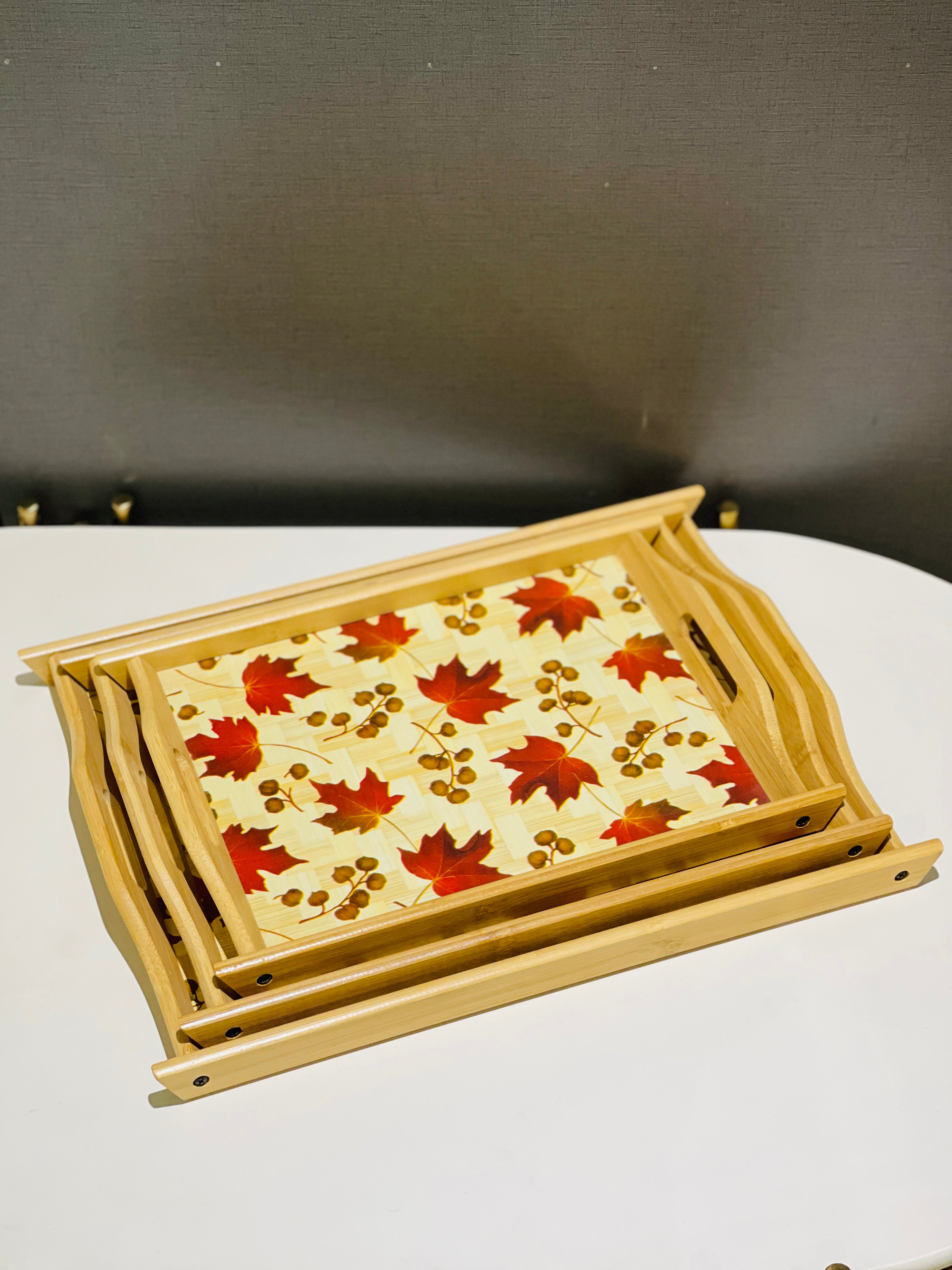 Tray Set Wood
