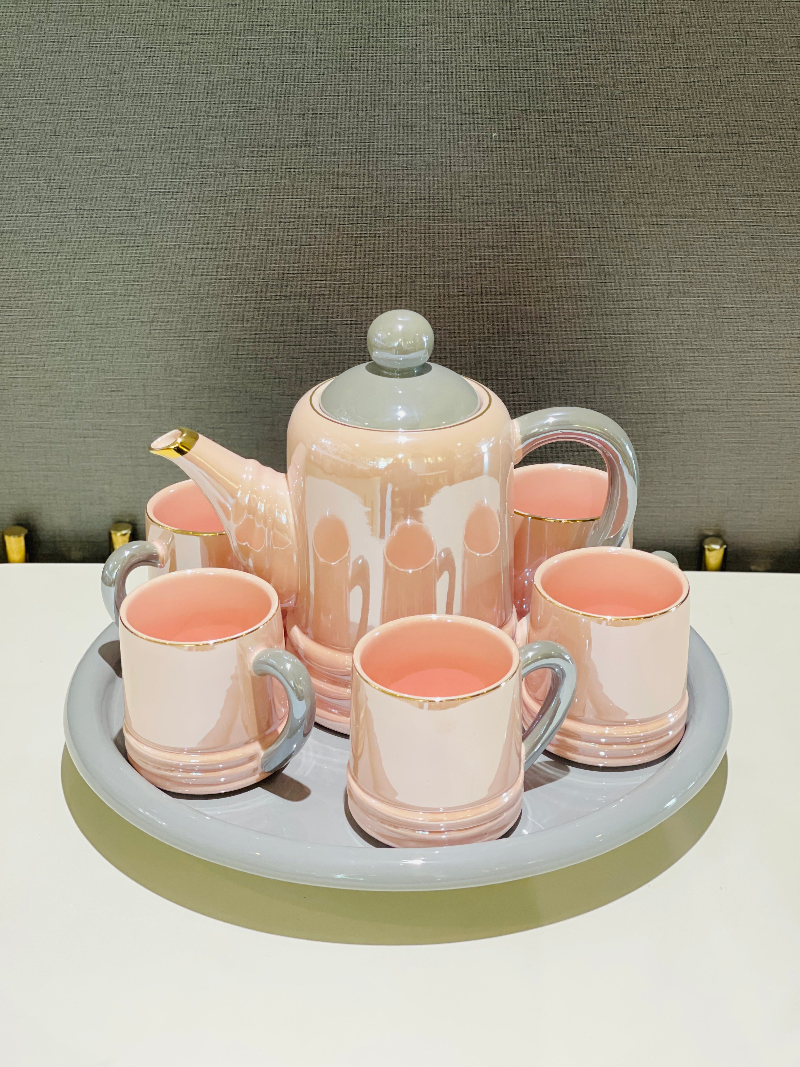 Tea Set Revolving Tray