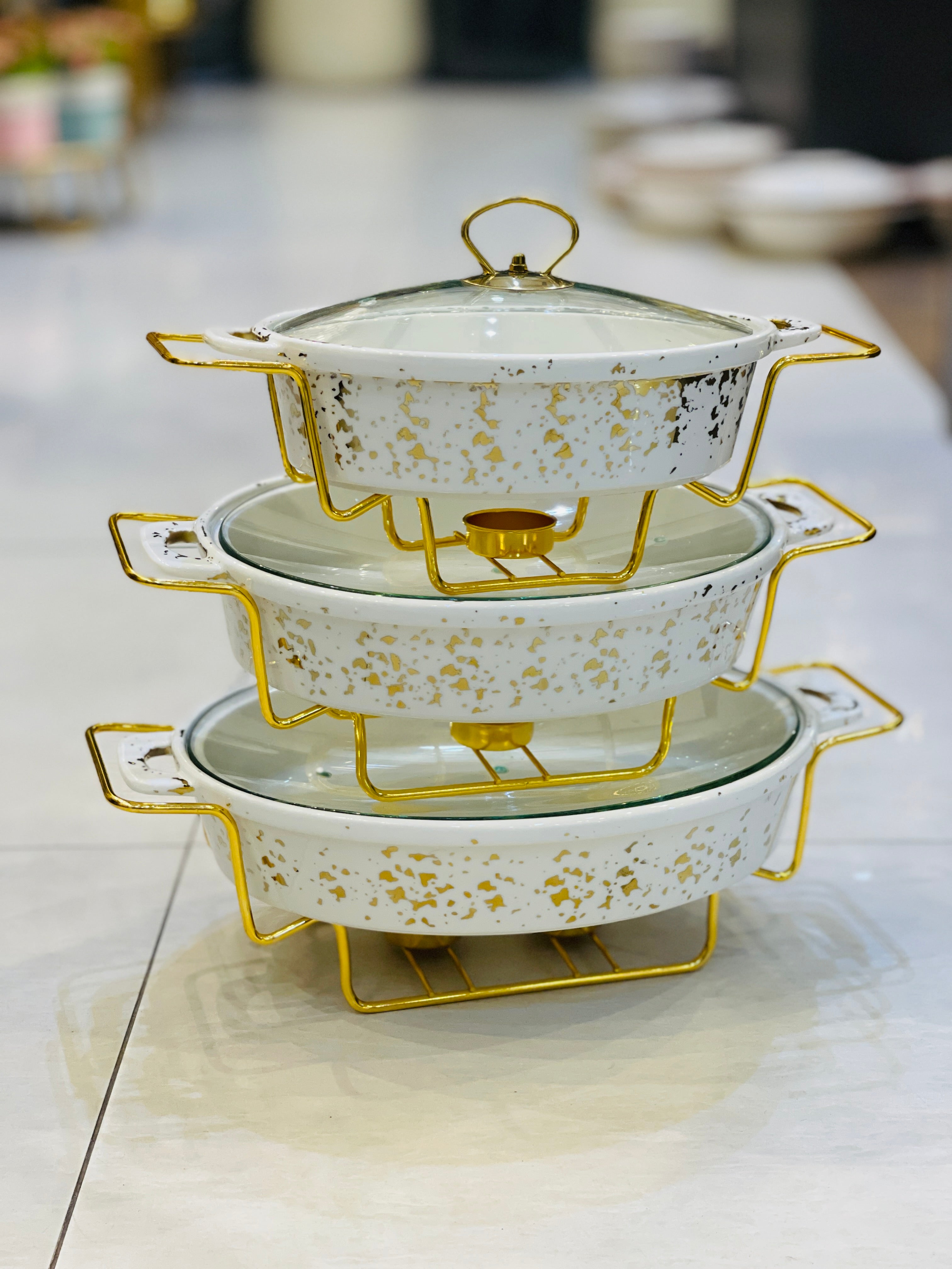 Buffet Dishes 3 Pcs Set
