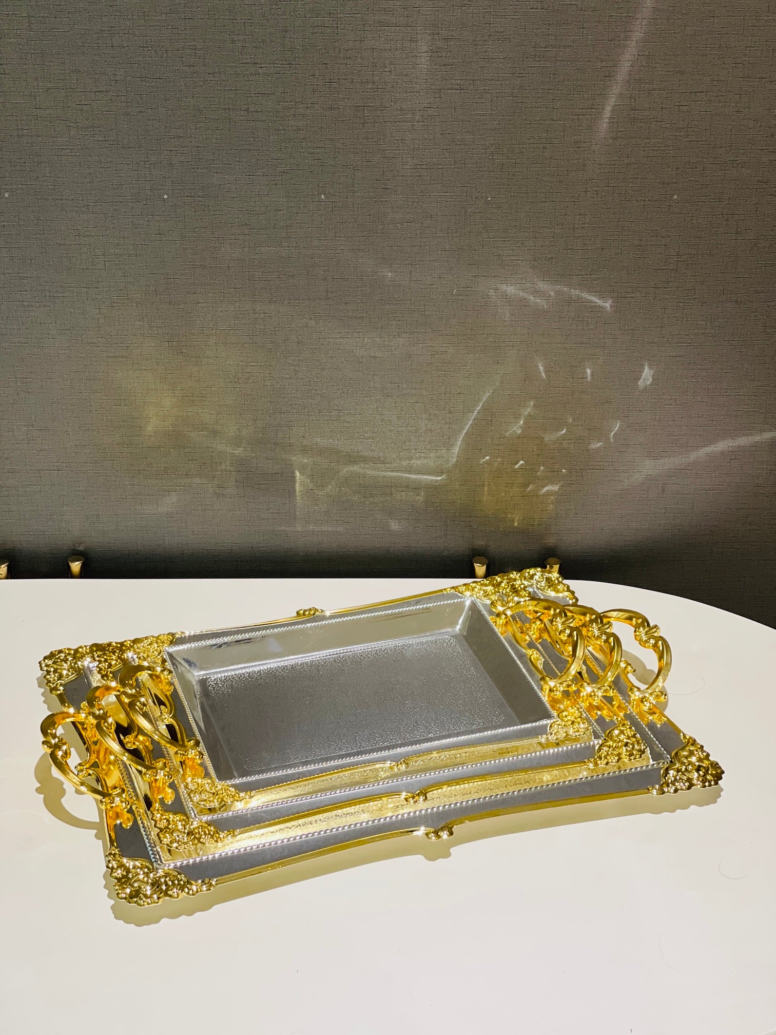 Tray Set Stainless Steel
