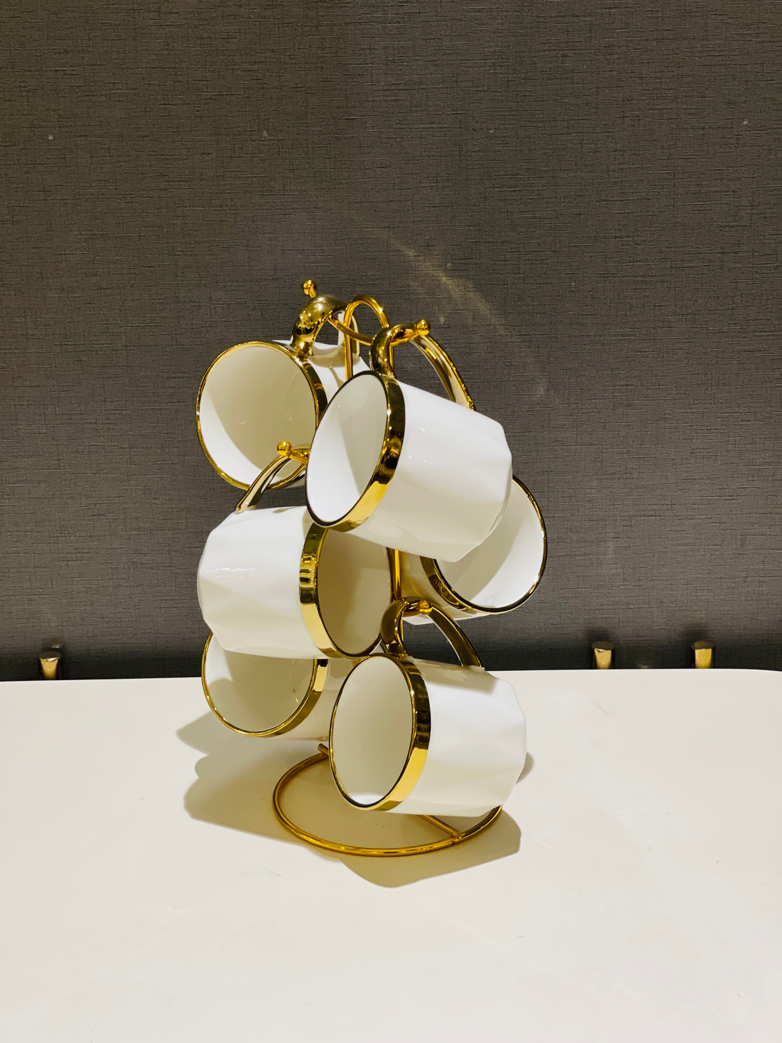 Mug Set Metal Stand