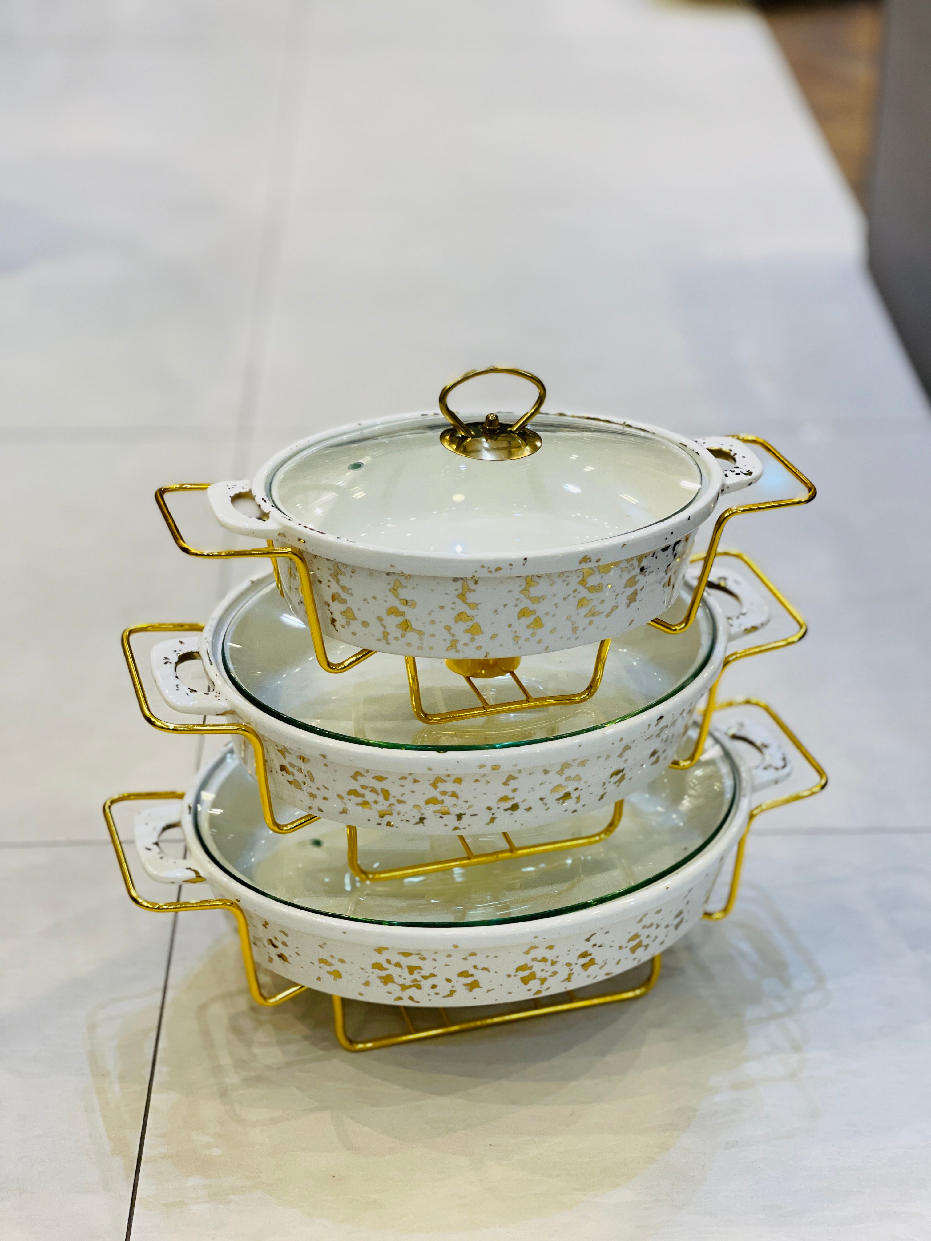 Buffet Dishes 3 Pcs Set