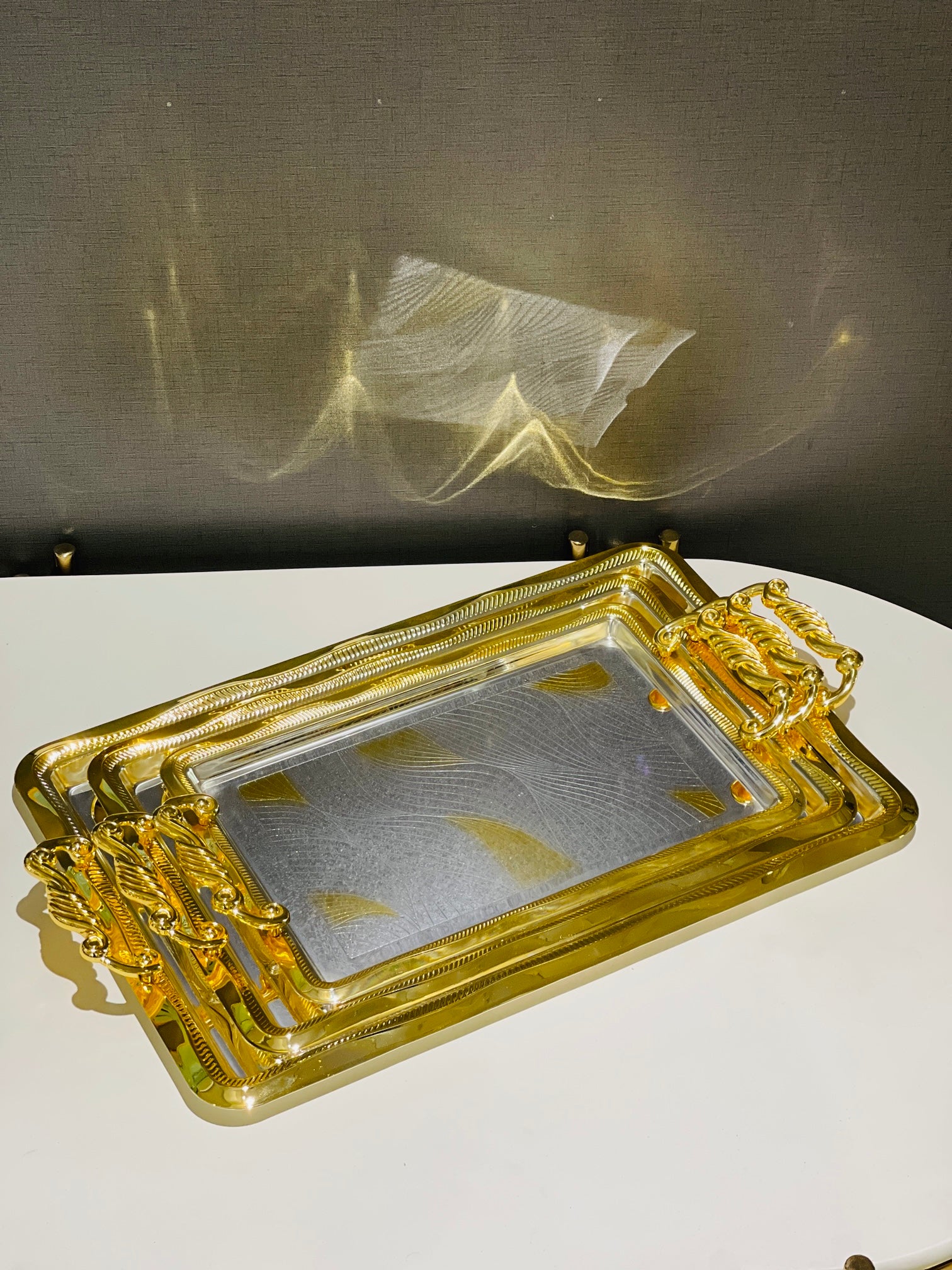 Tray Set Stainless Steel