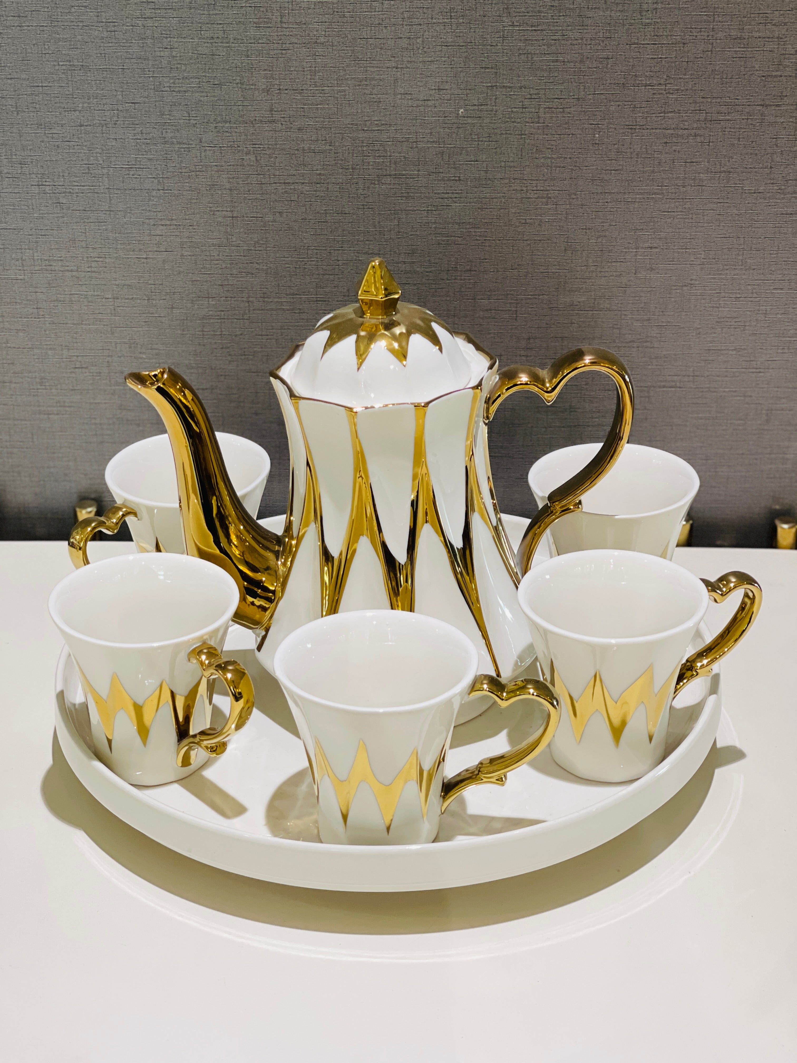 Tea Set Revolving Tray