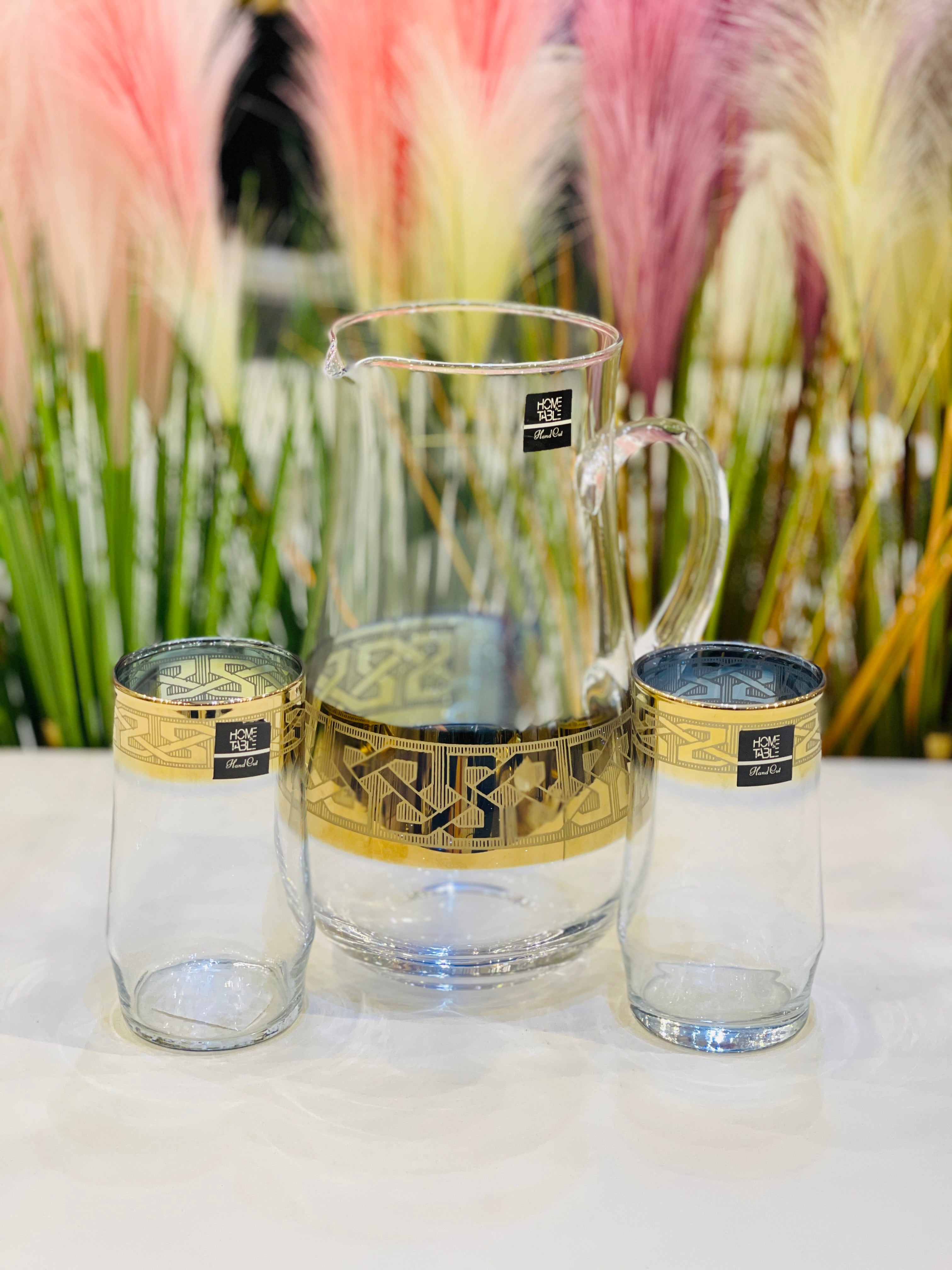 Water Set Golden Border