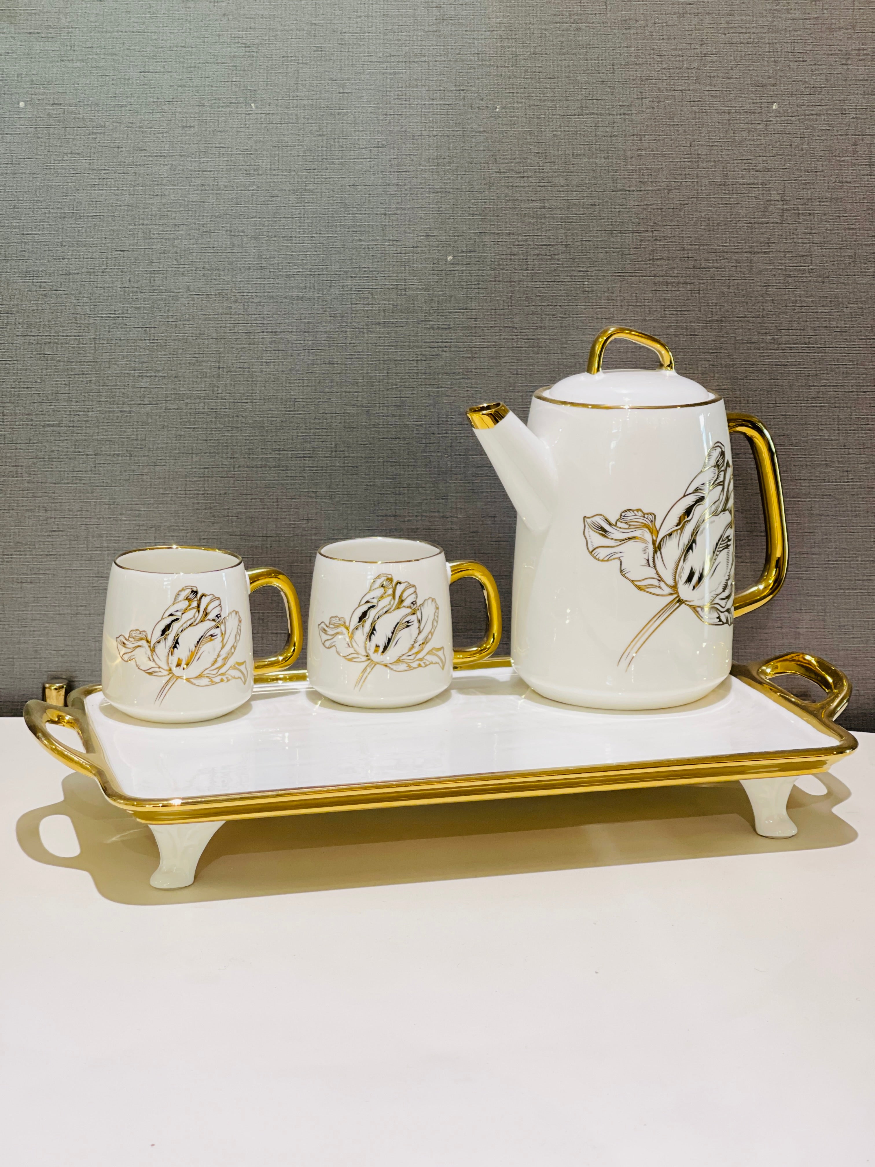 Tea Set With Tray