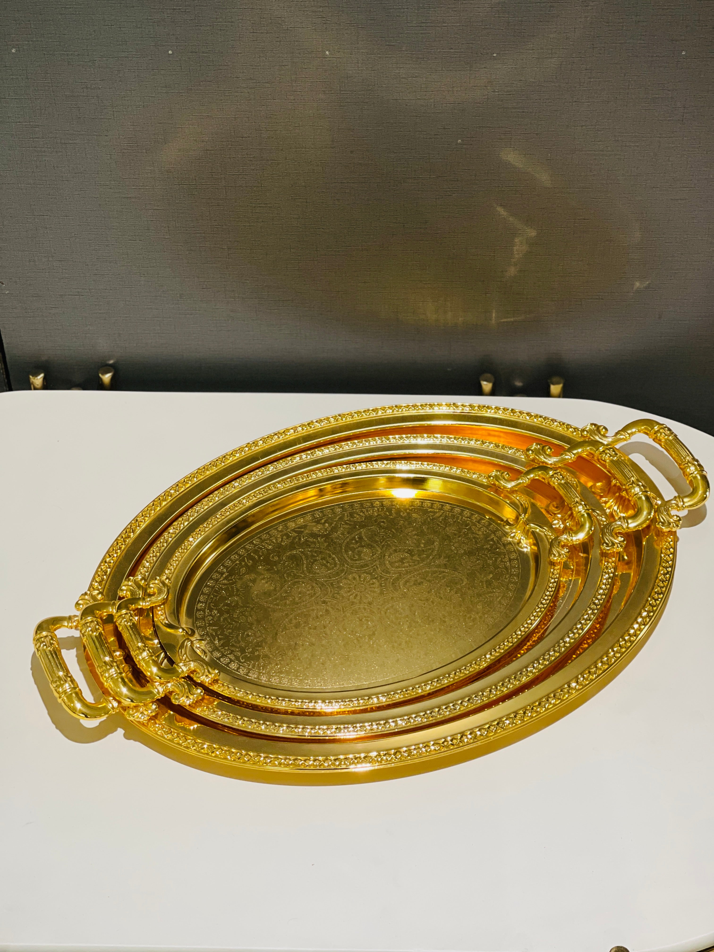 Tray Set Stainless Steel