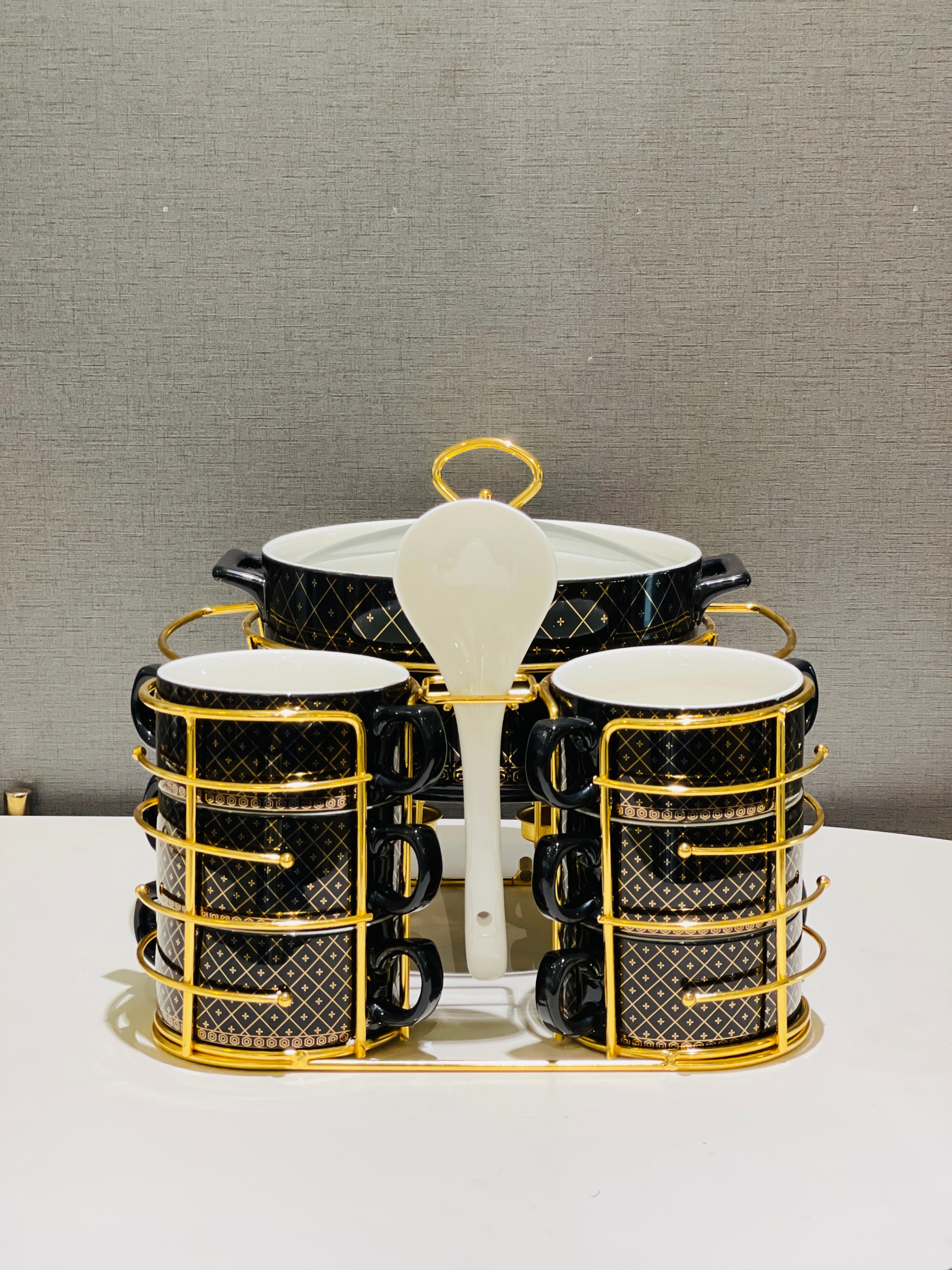 Soup Set Metal Stand