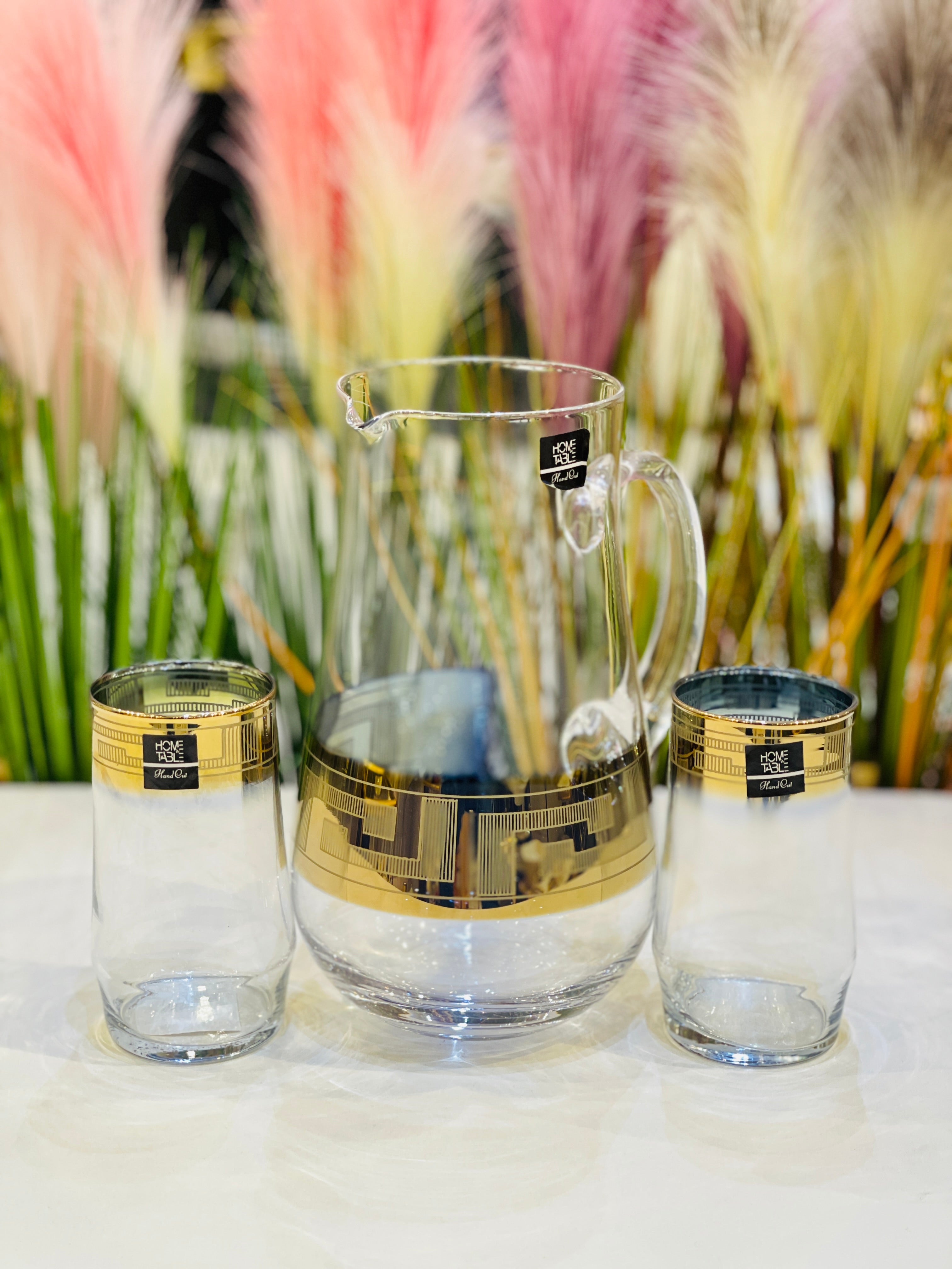 Water Set Golden Border