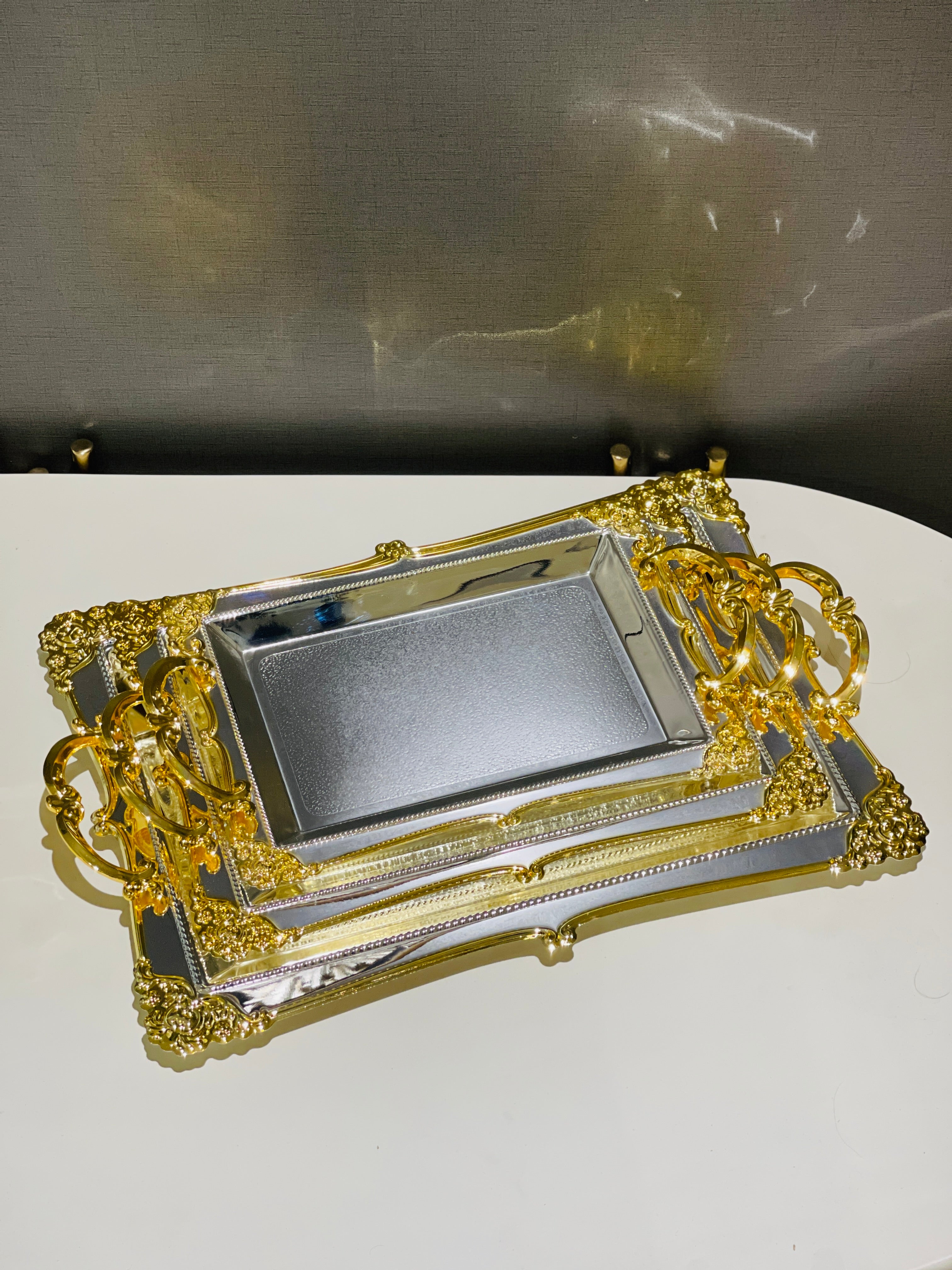 Tray Set Stainless Steel