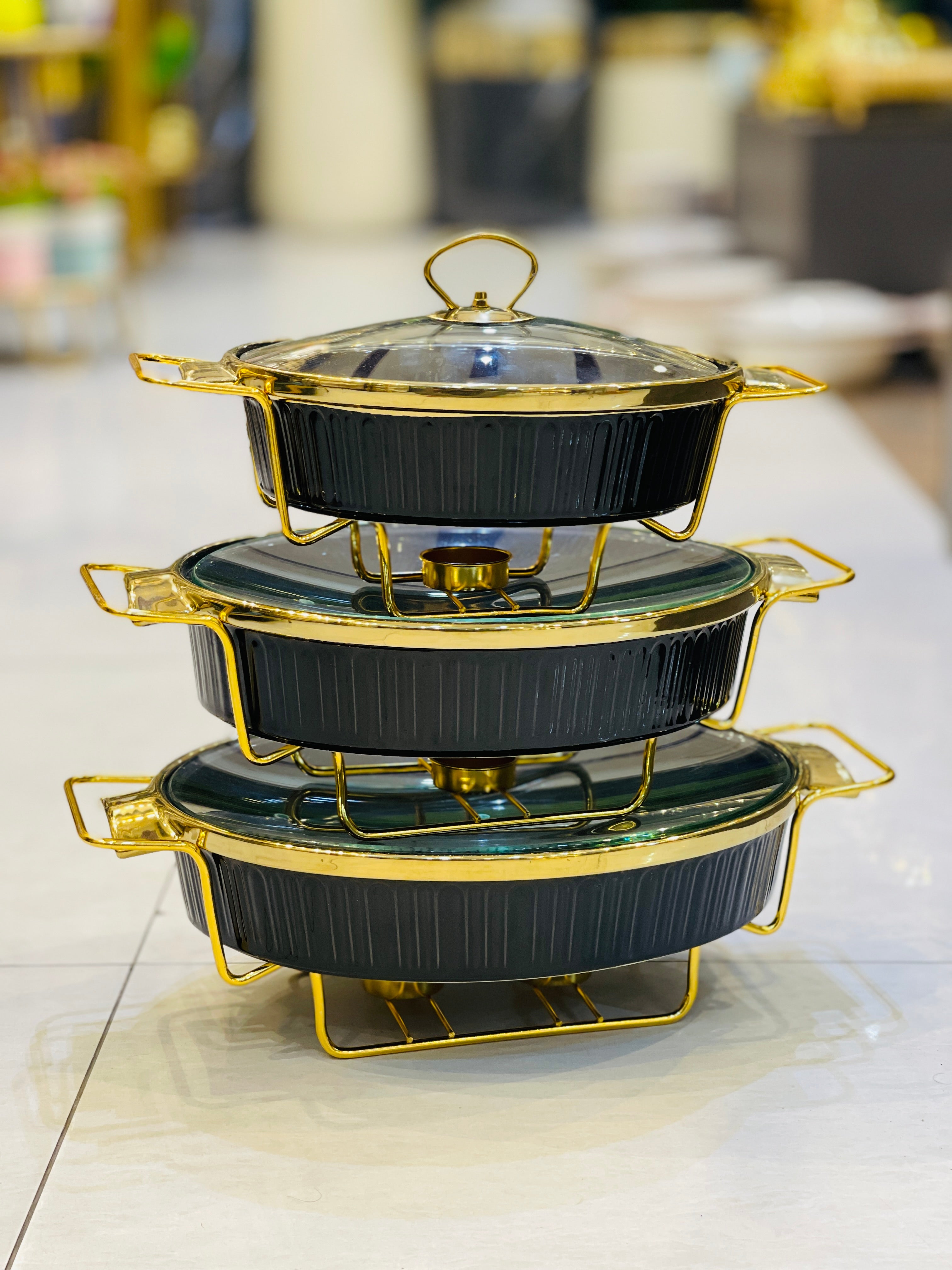 Buffet Dishes 3 Pcs Set