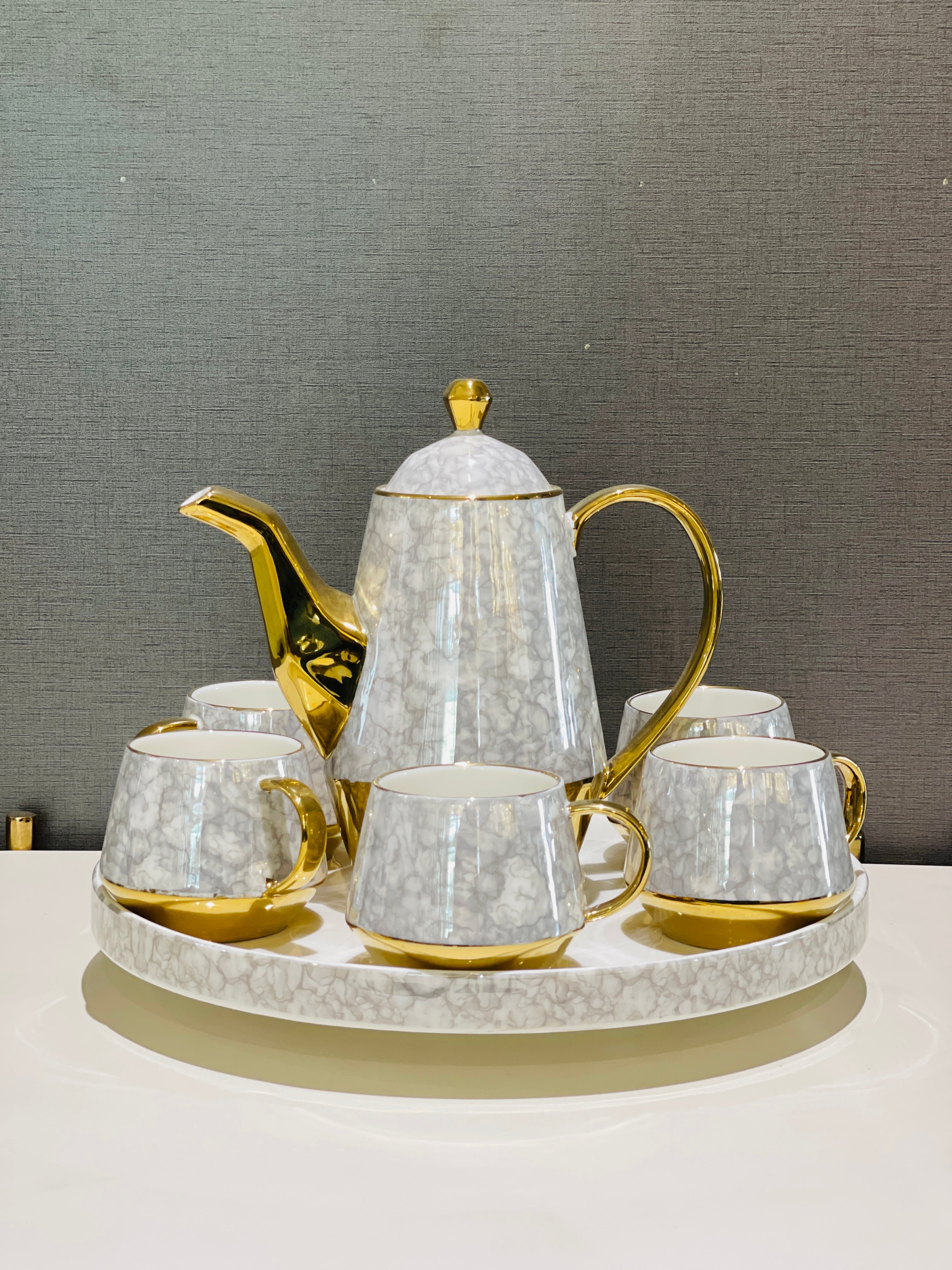 Tea Set Revolving Tray