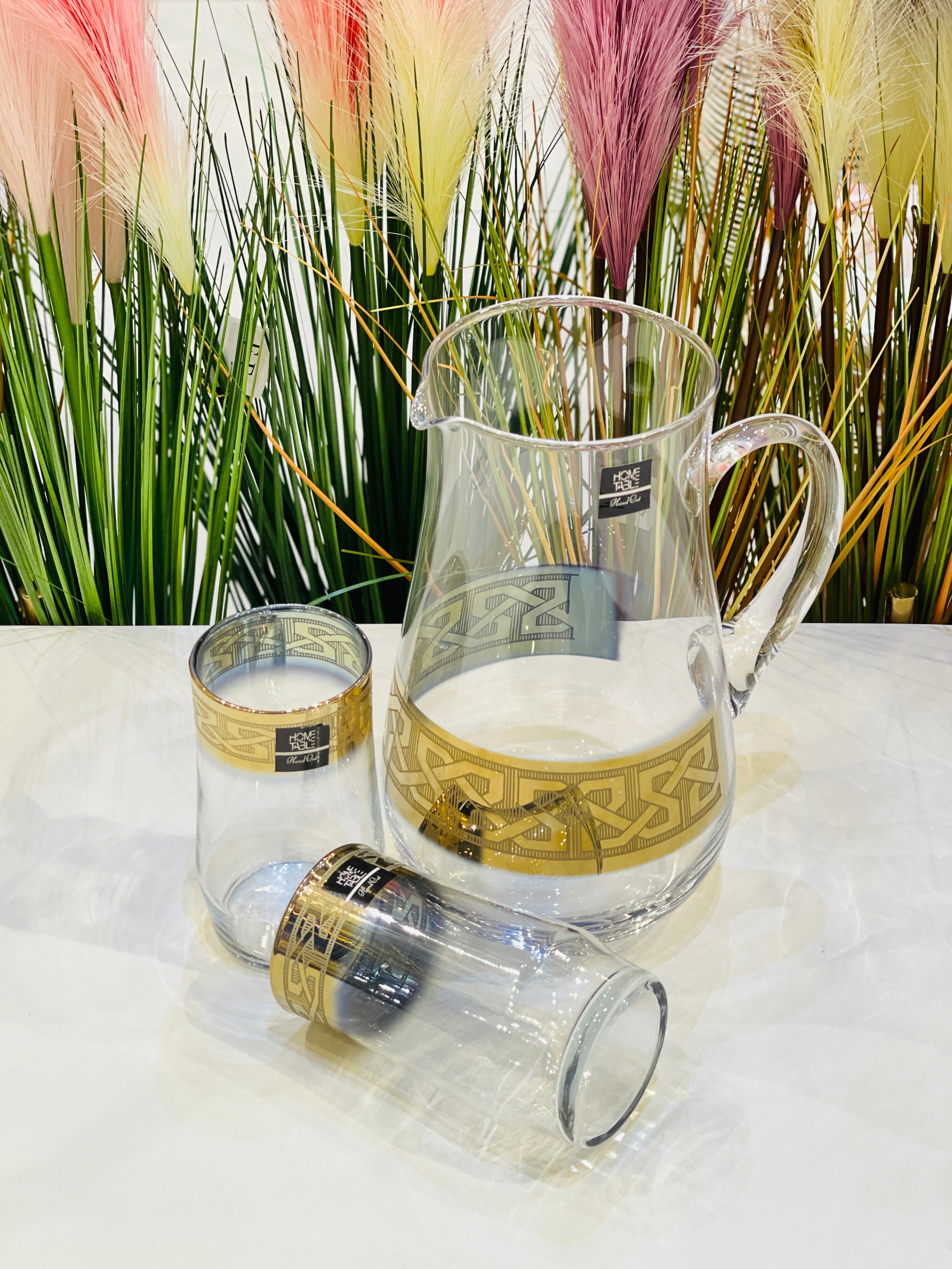 Water Set Golden Border