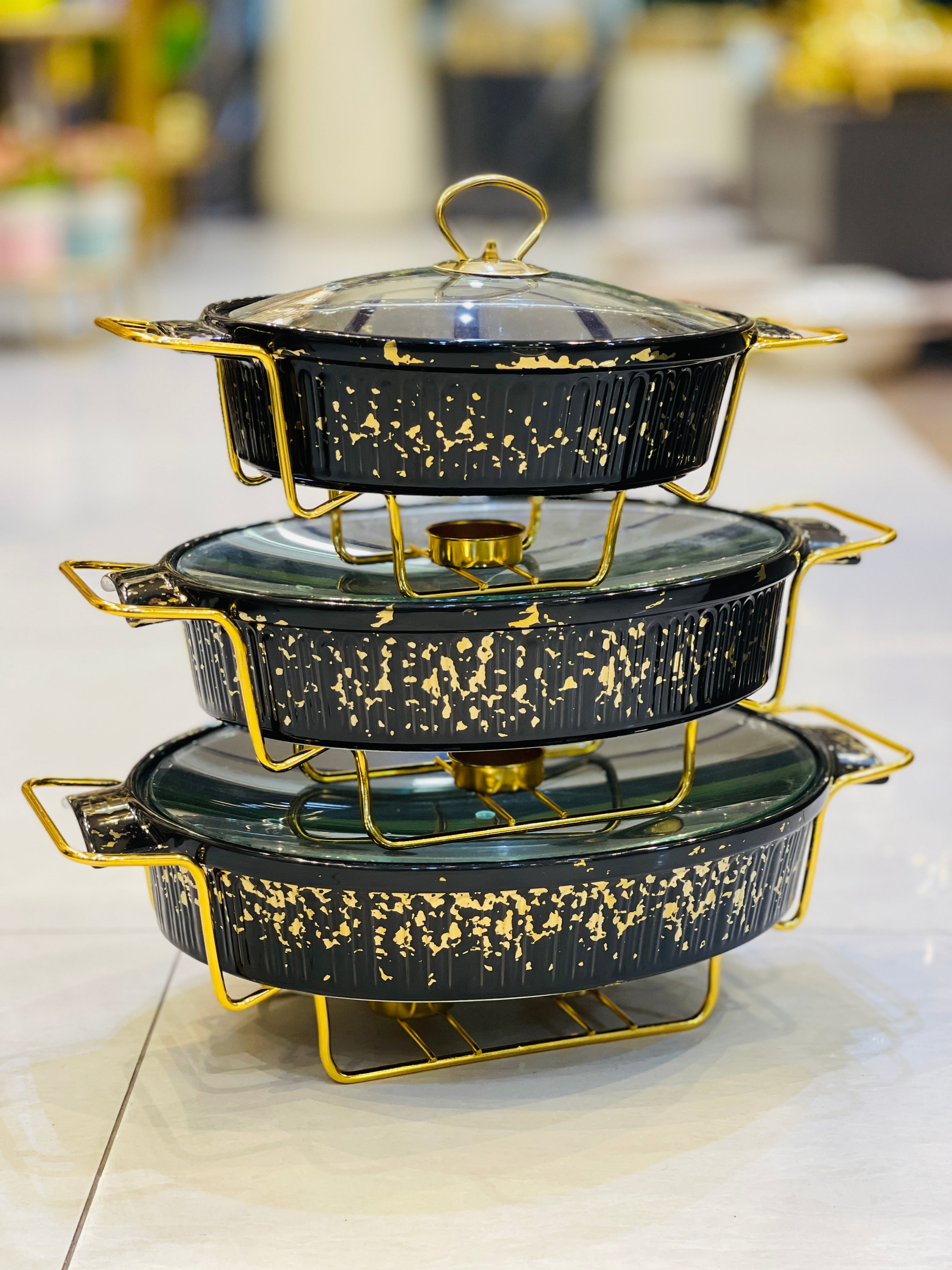 Buffet Dishes 3 Pcs Set