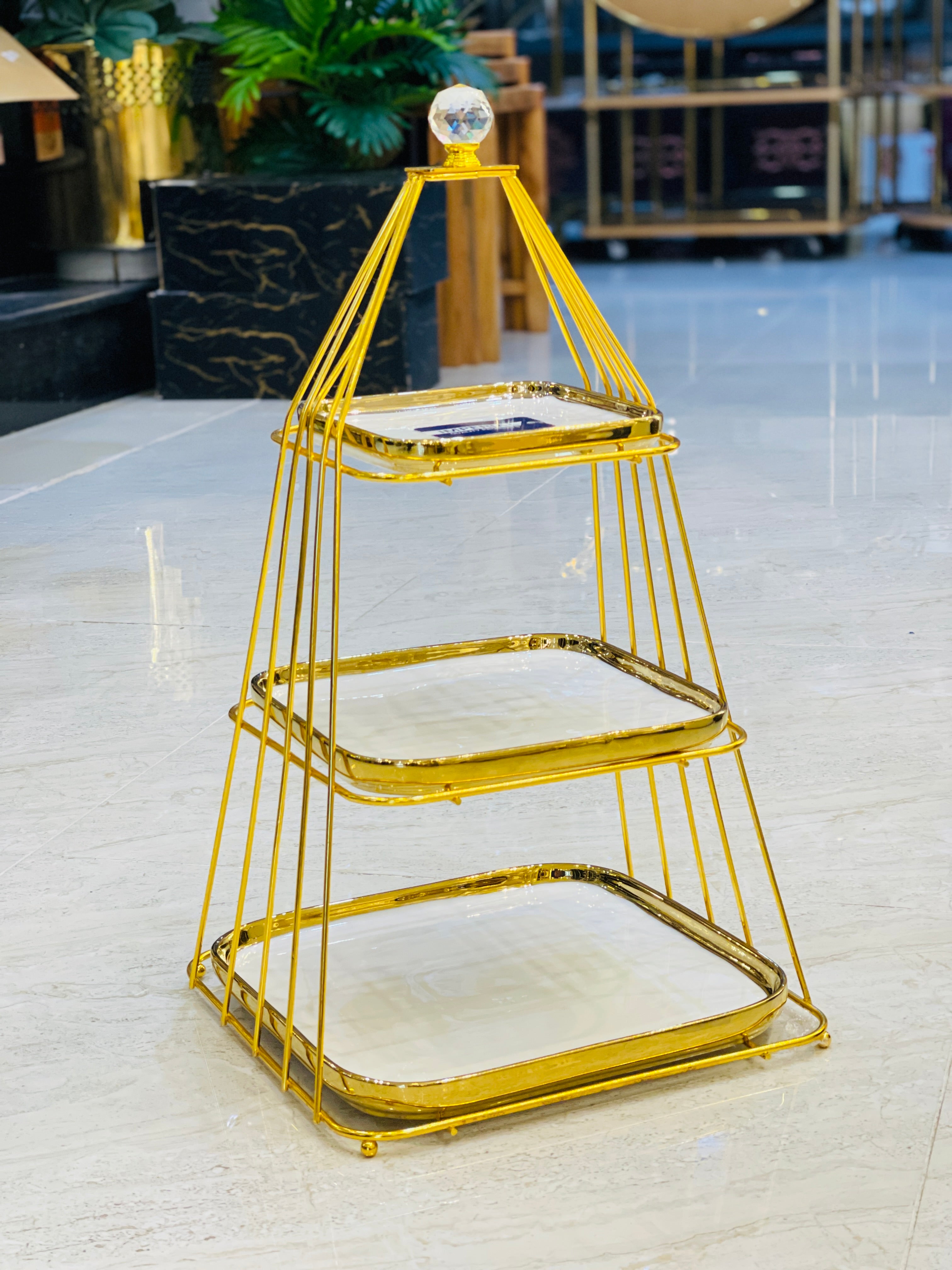 Serving Platter Metal Stand