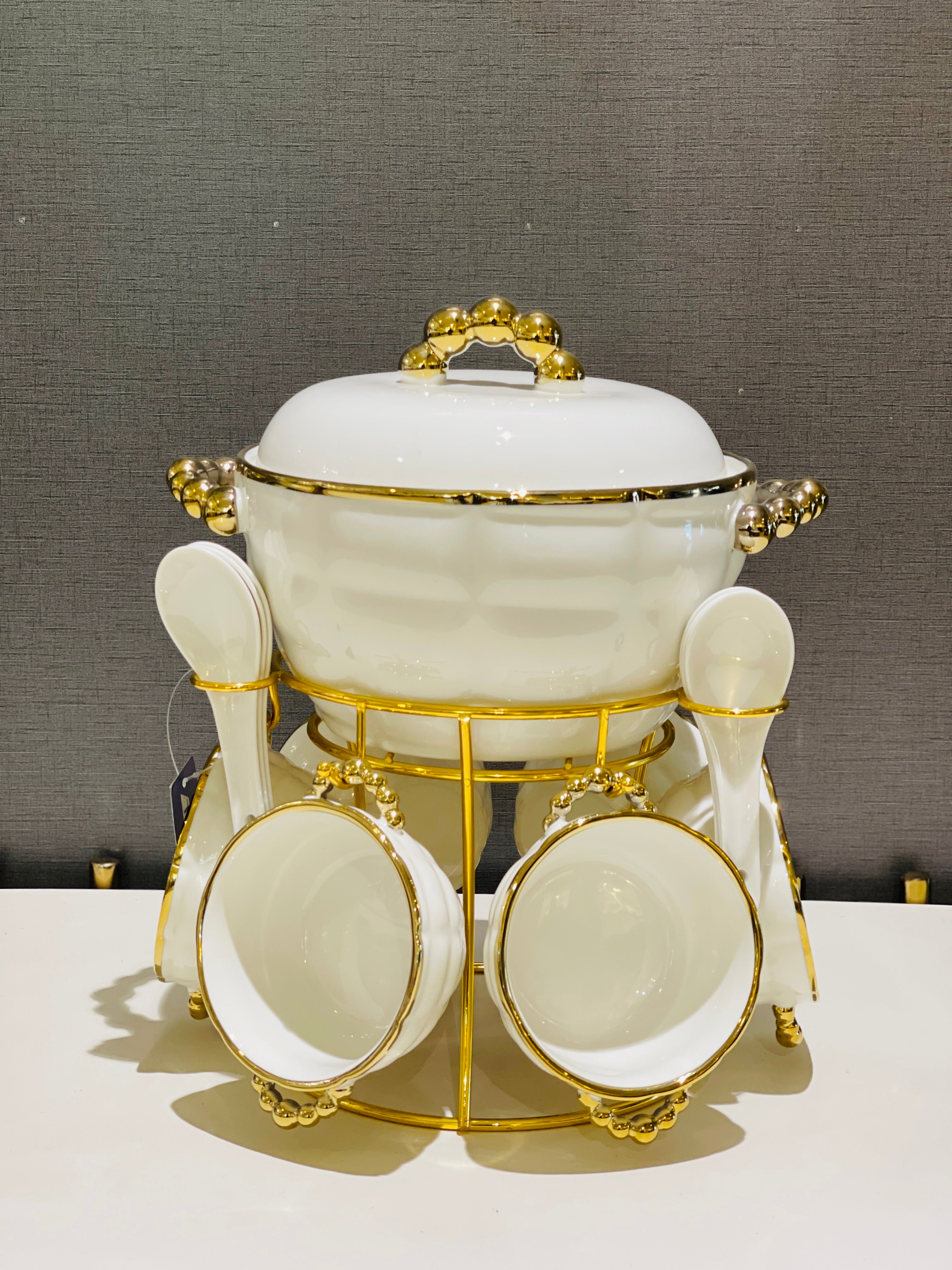 Soup Set Metal Stand