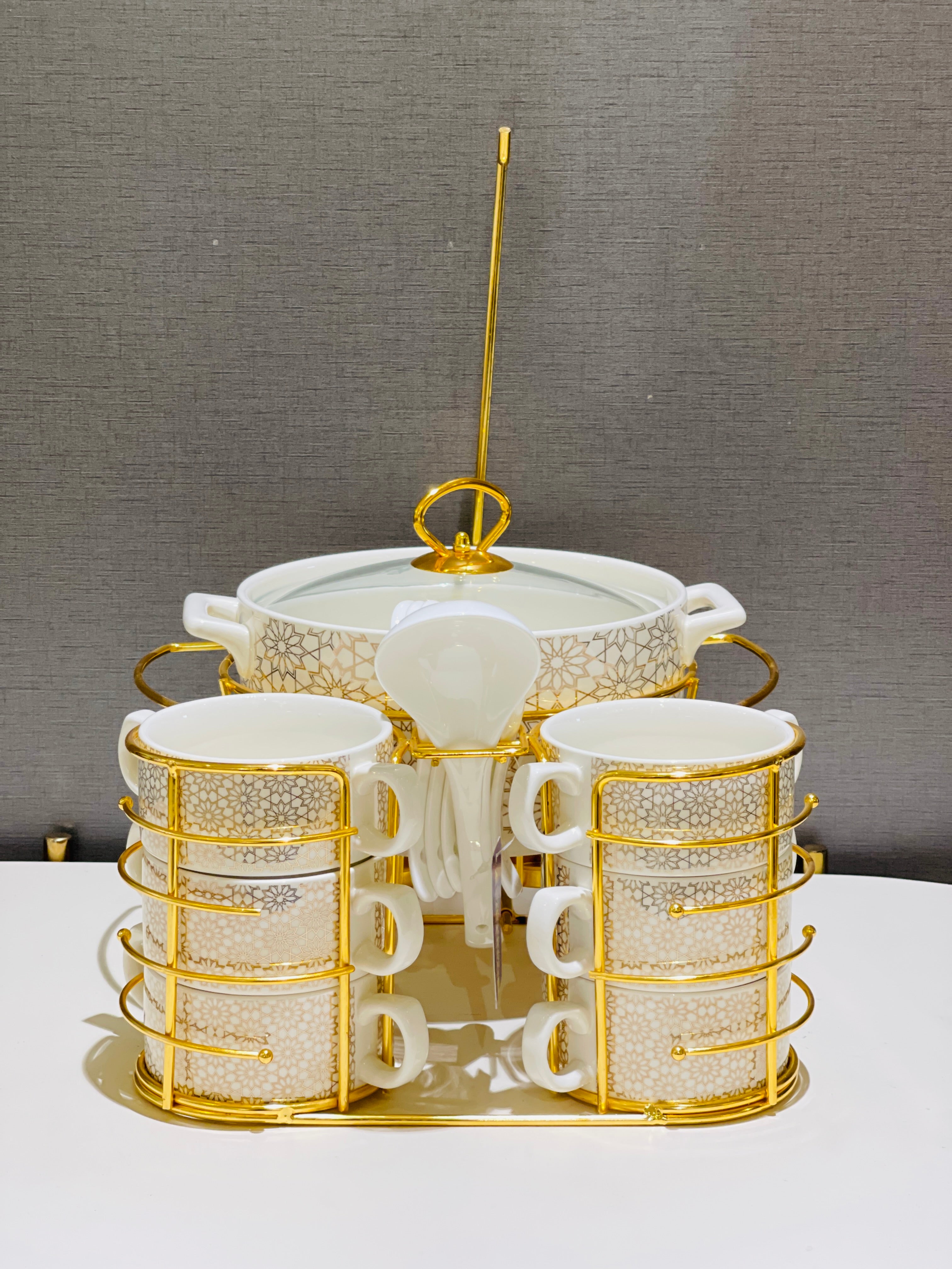 Soup Set Metal Stand