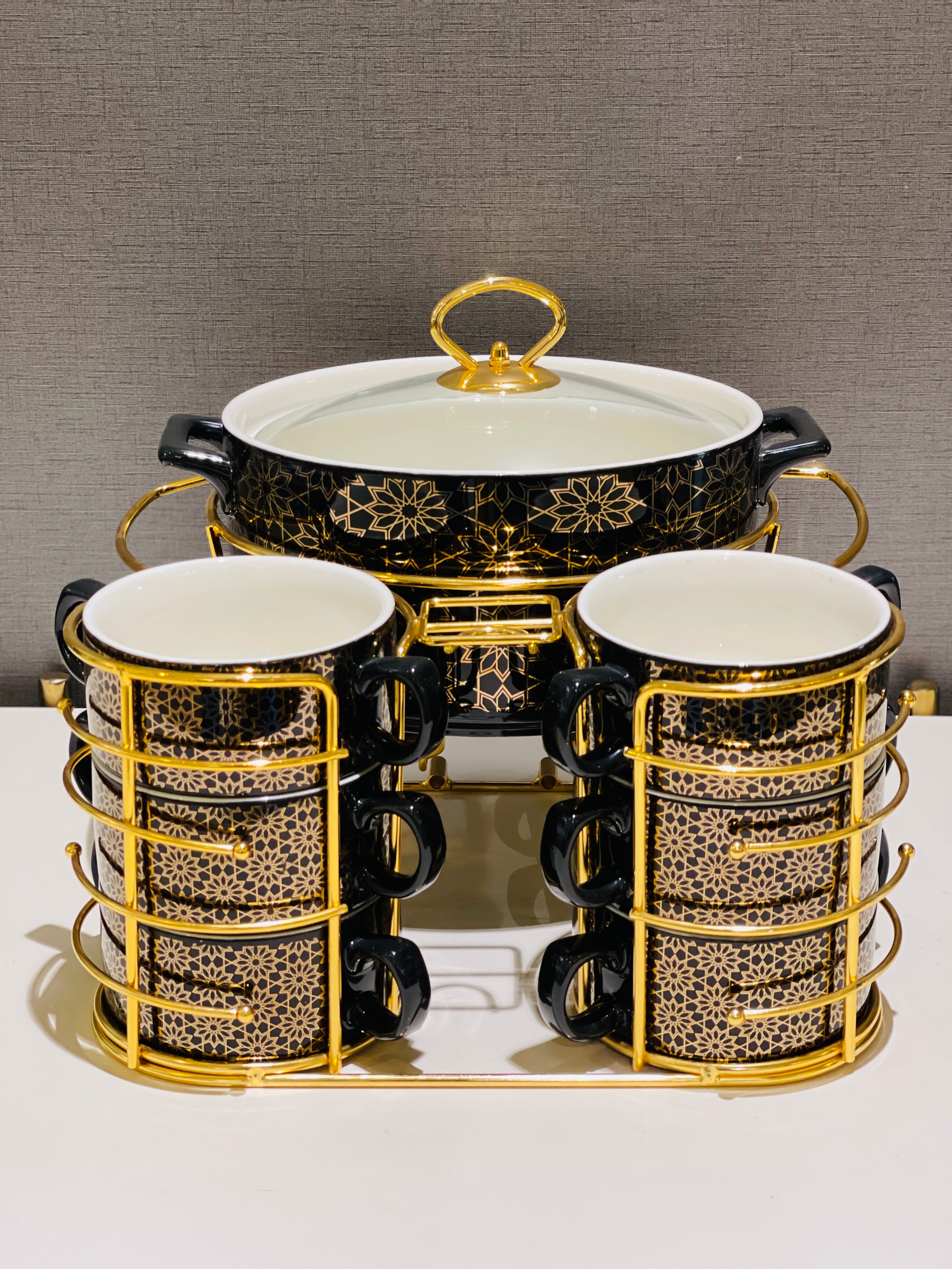 Soup Set Metal Stand