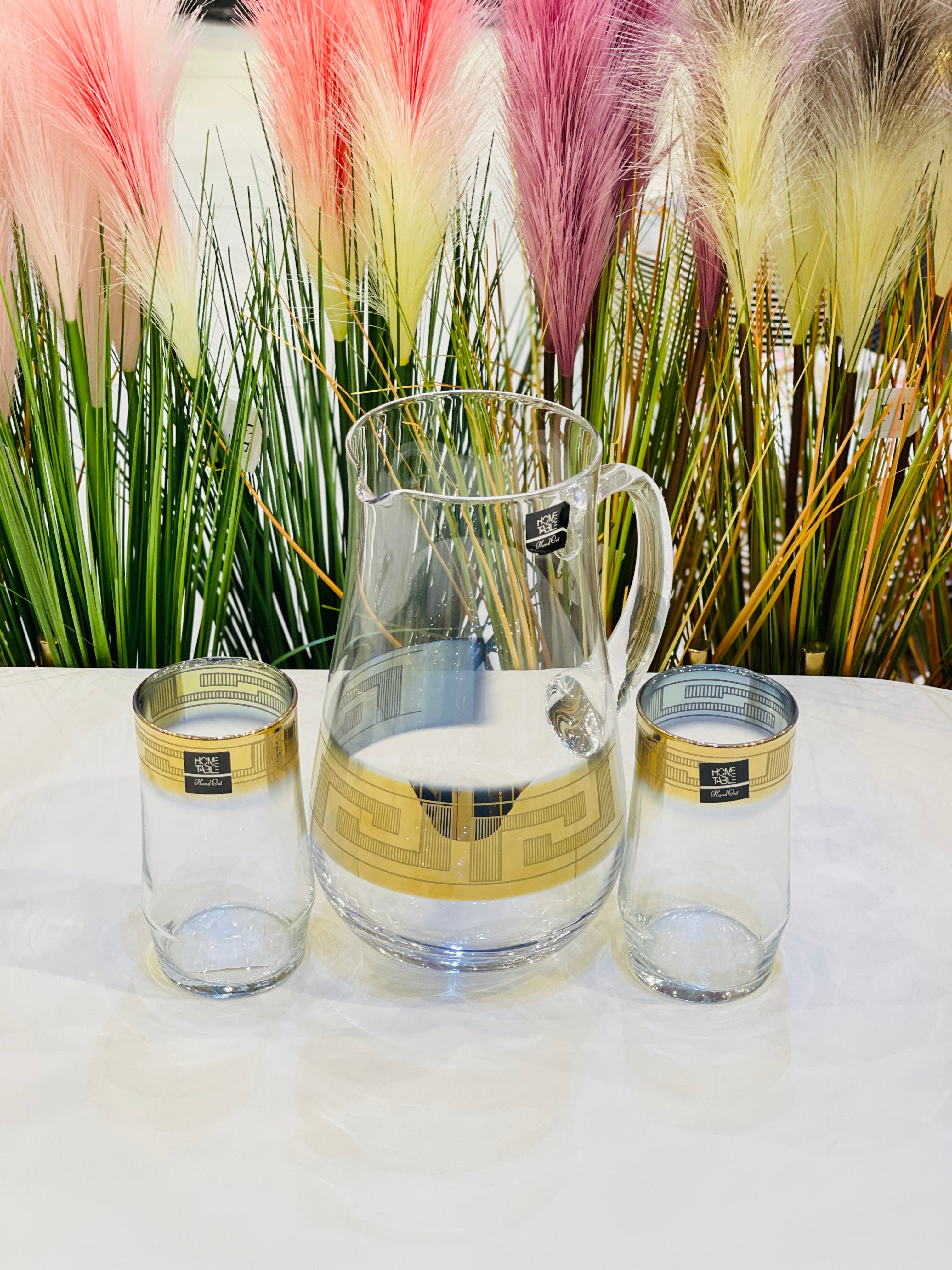 Water Set Golden Border