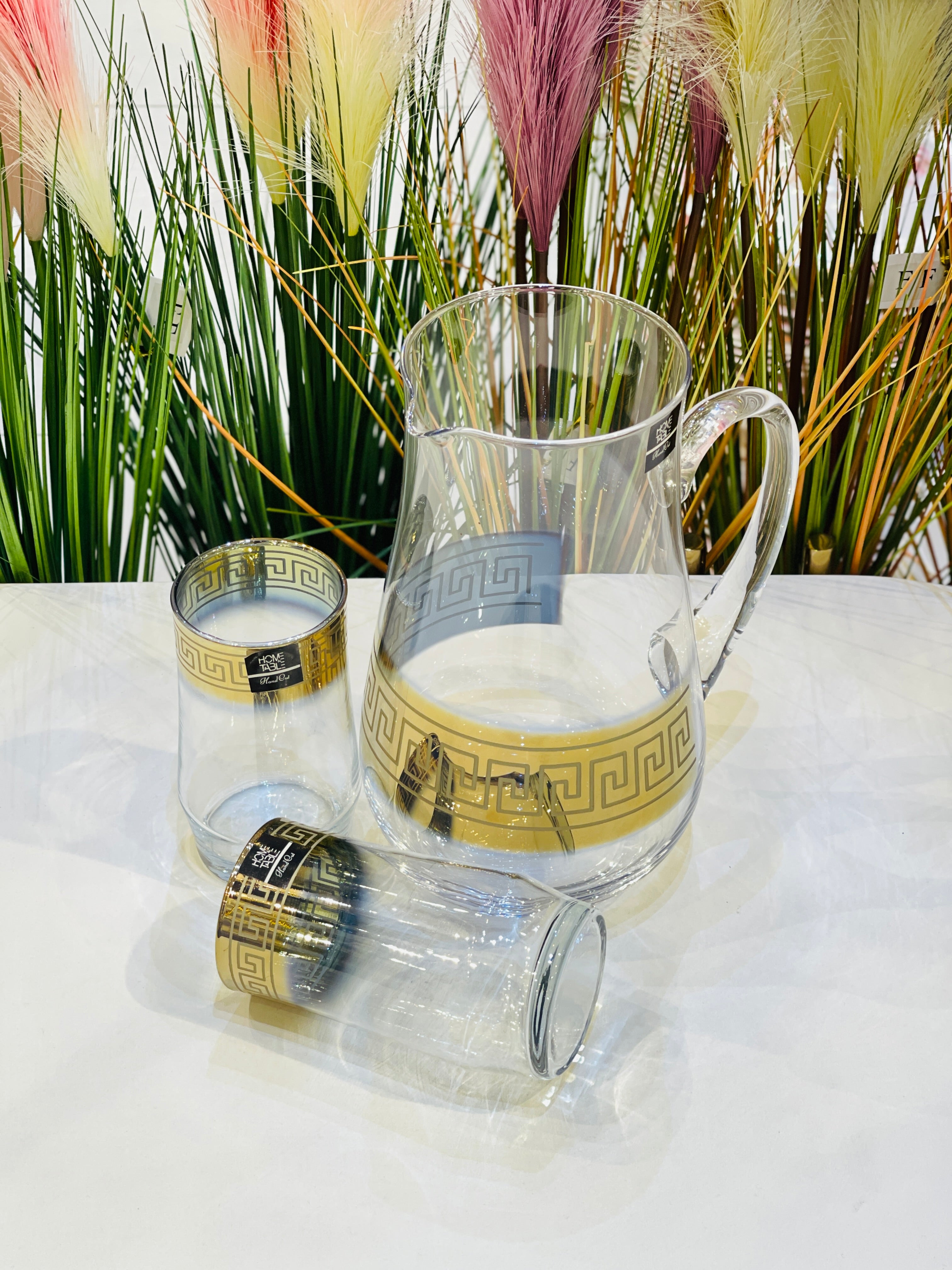 Water Set Golden Border