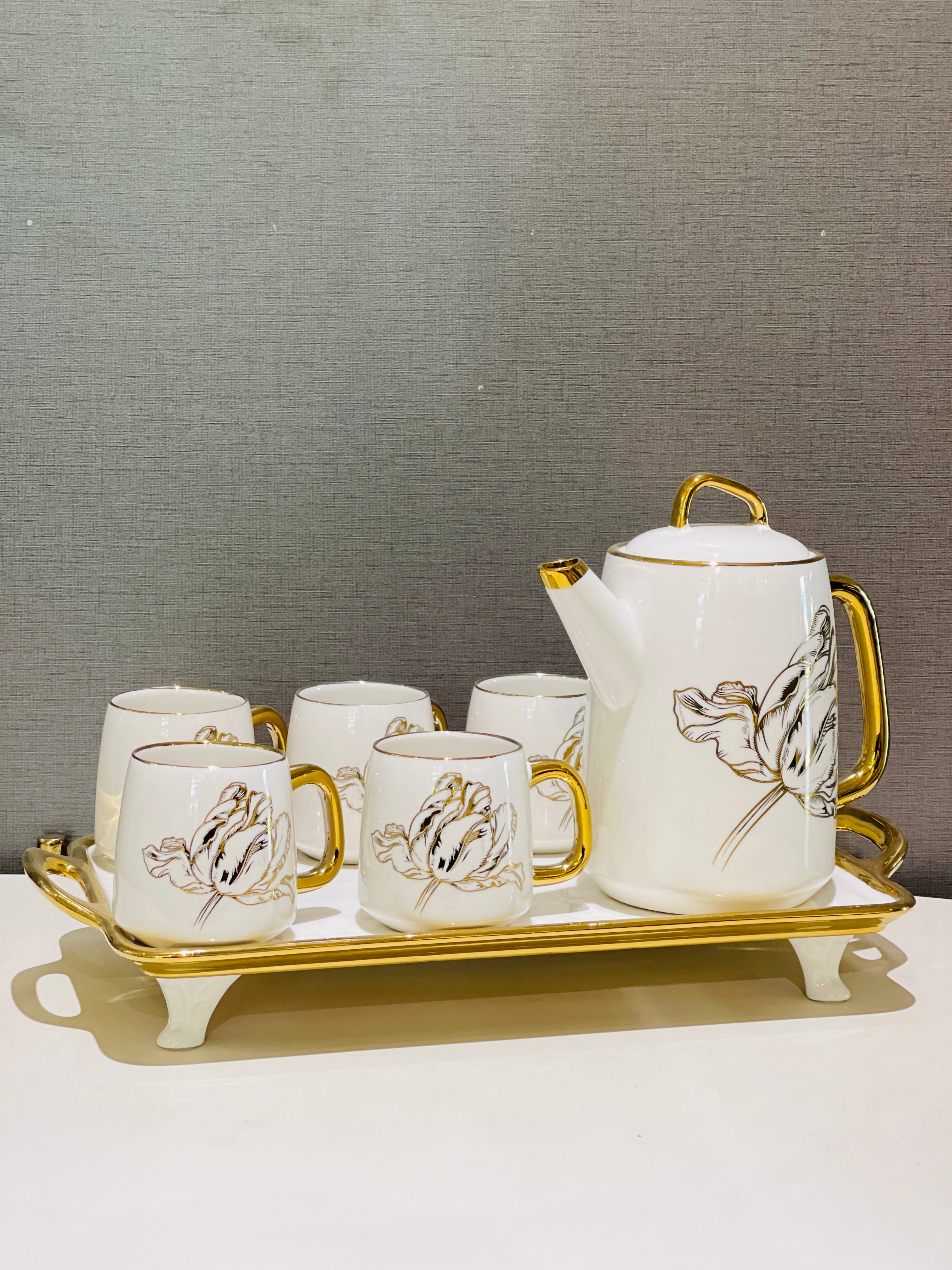 Tea Set With Tray