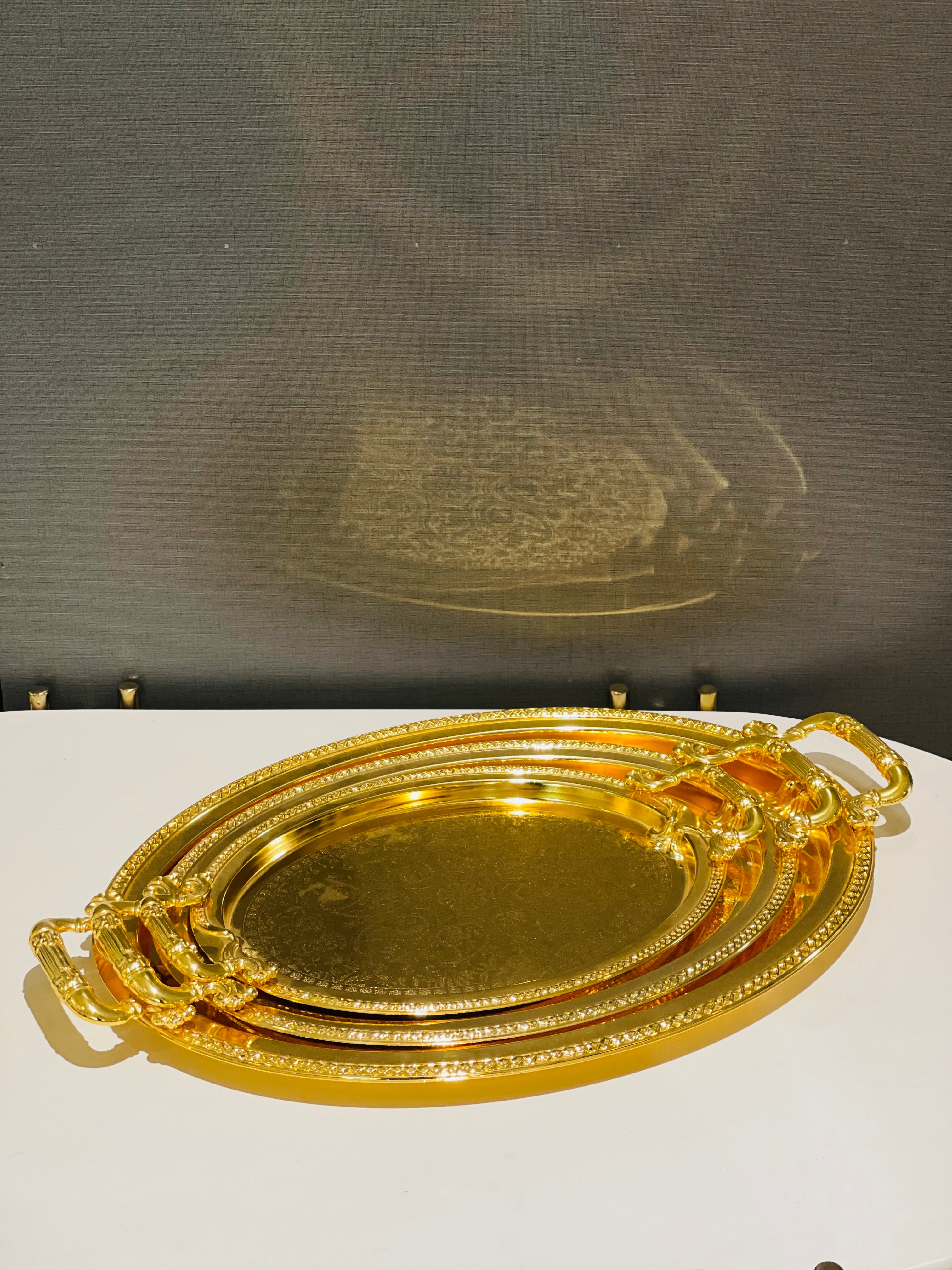 Tray Set Stainless Steel