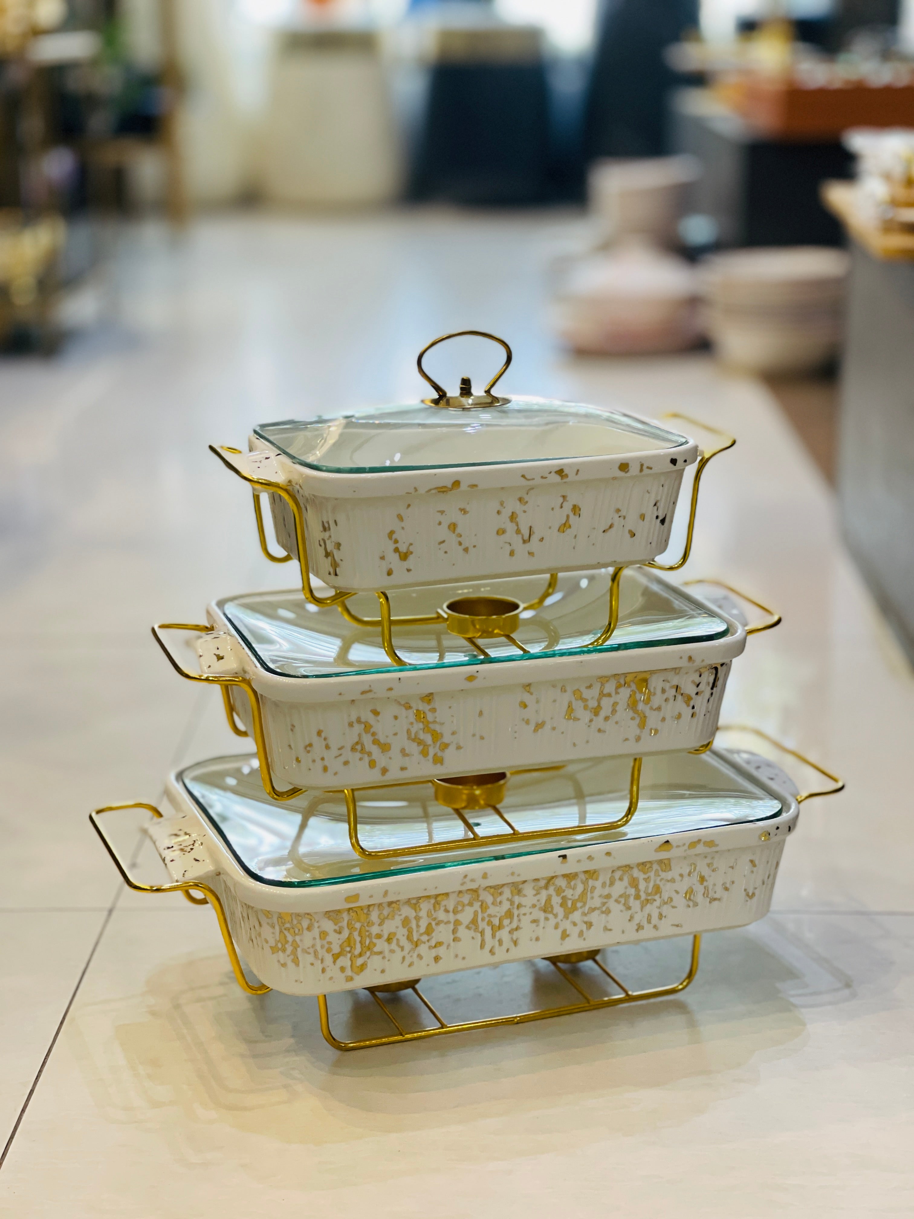 Buffet Dishes 3 Pcs Set