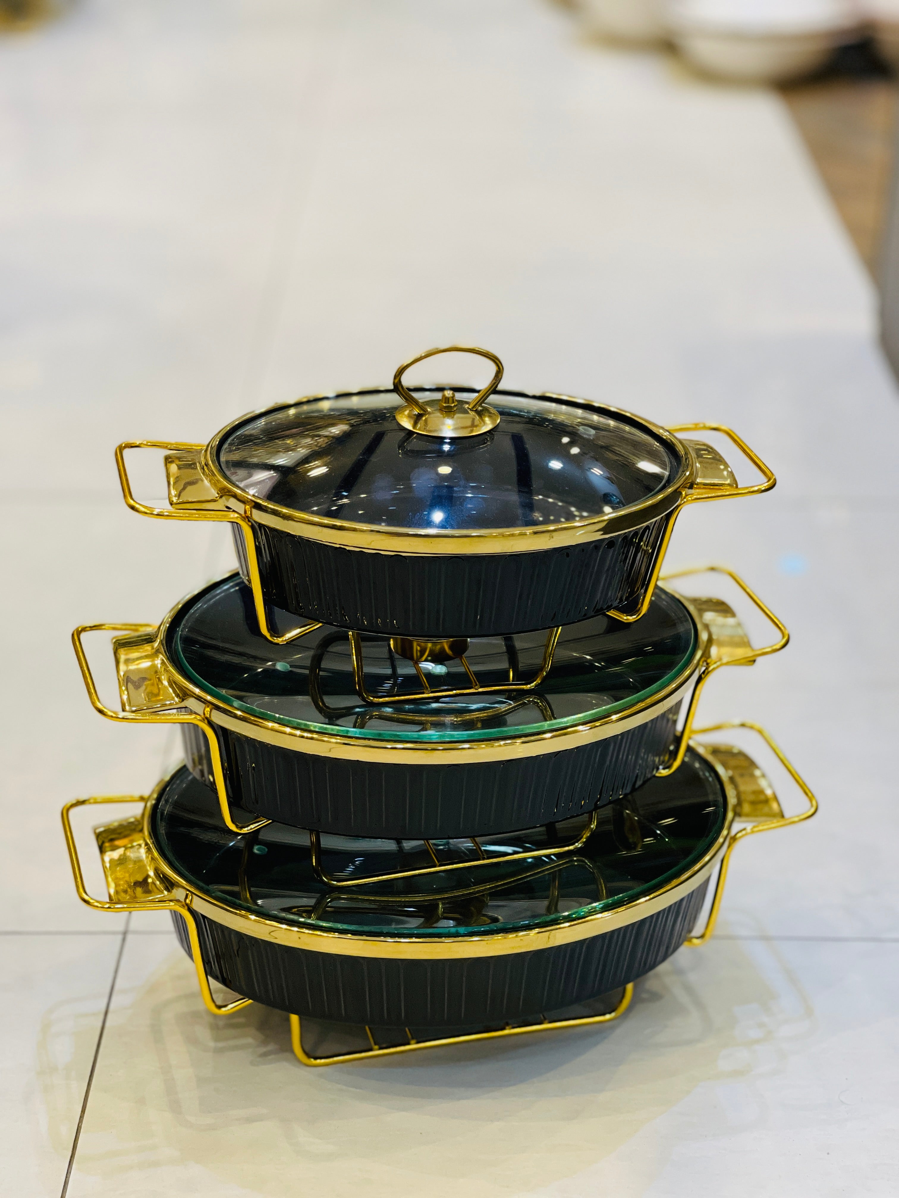 Buffet Dishes 3 Pcs Set