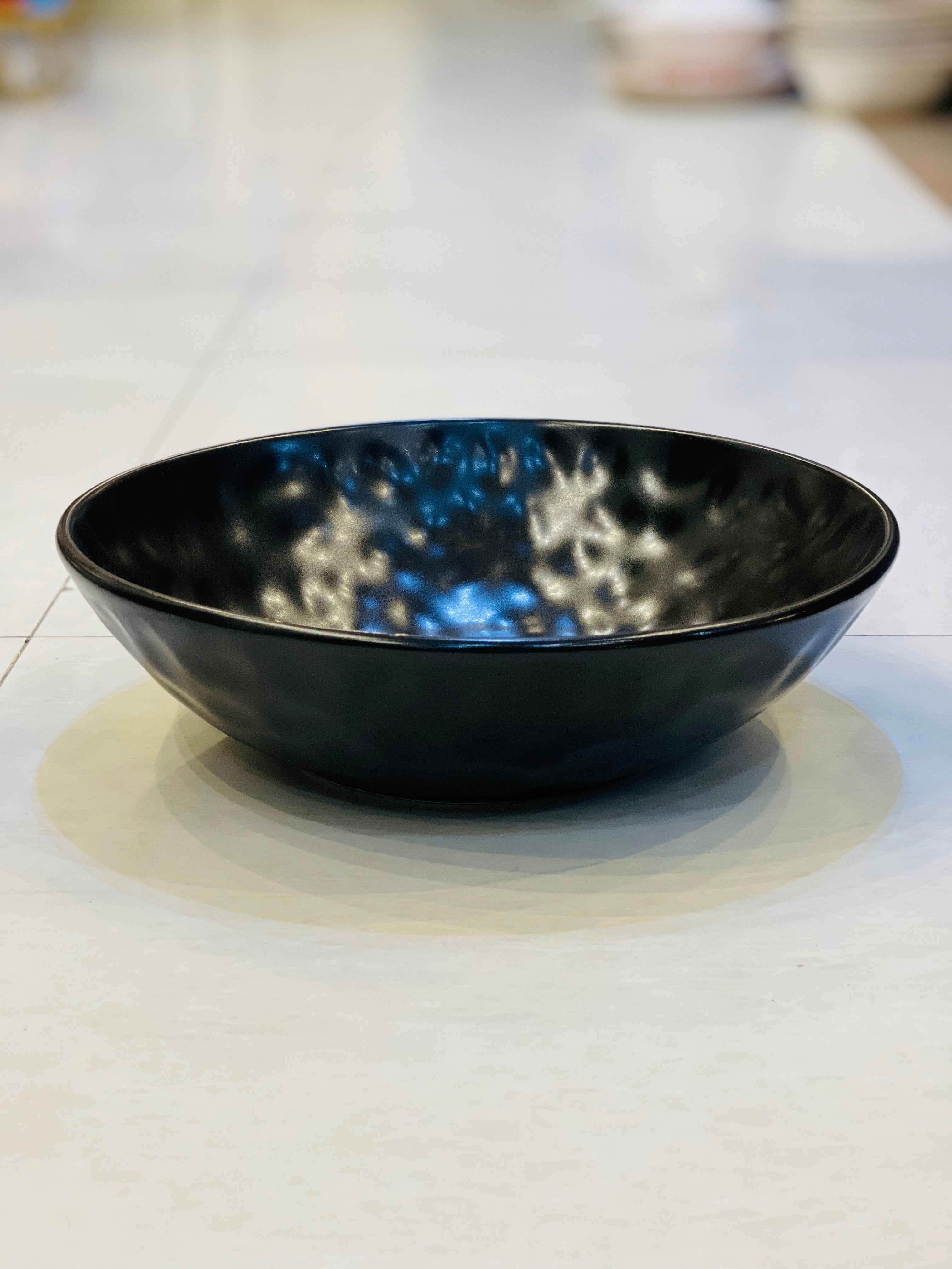 Platter Ceramic Black