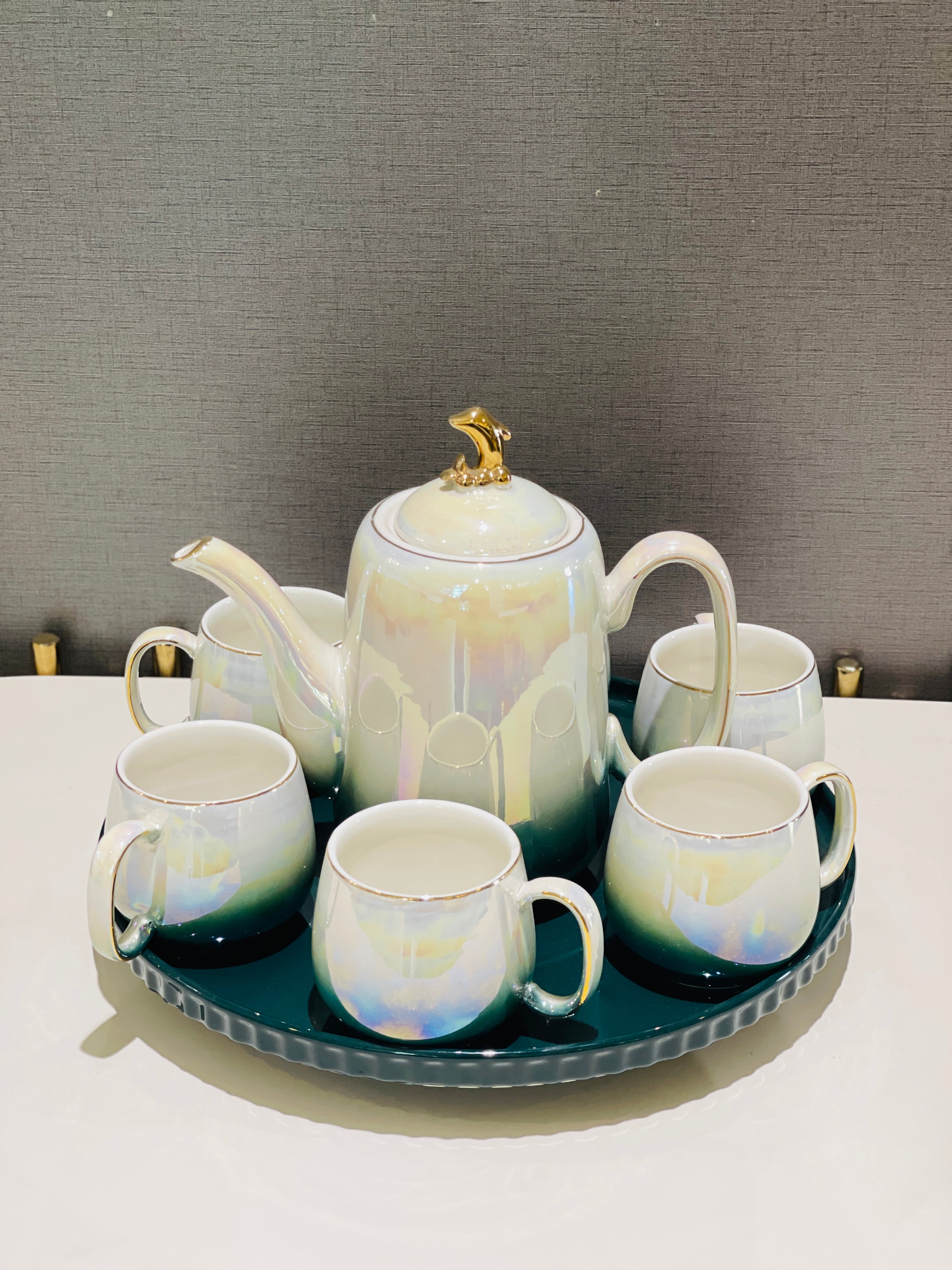 Tea Set Revolving Tray