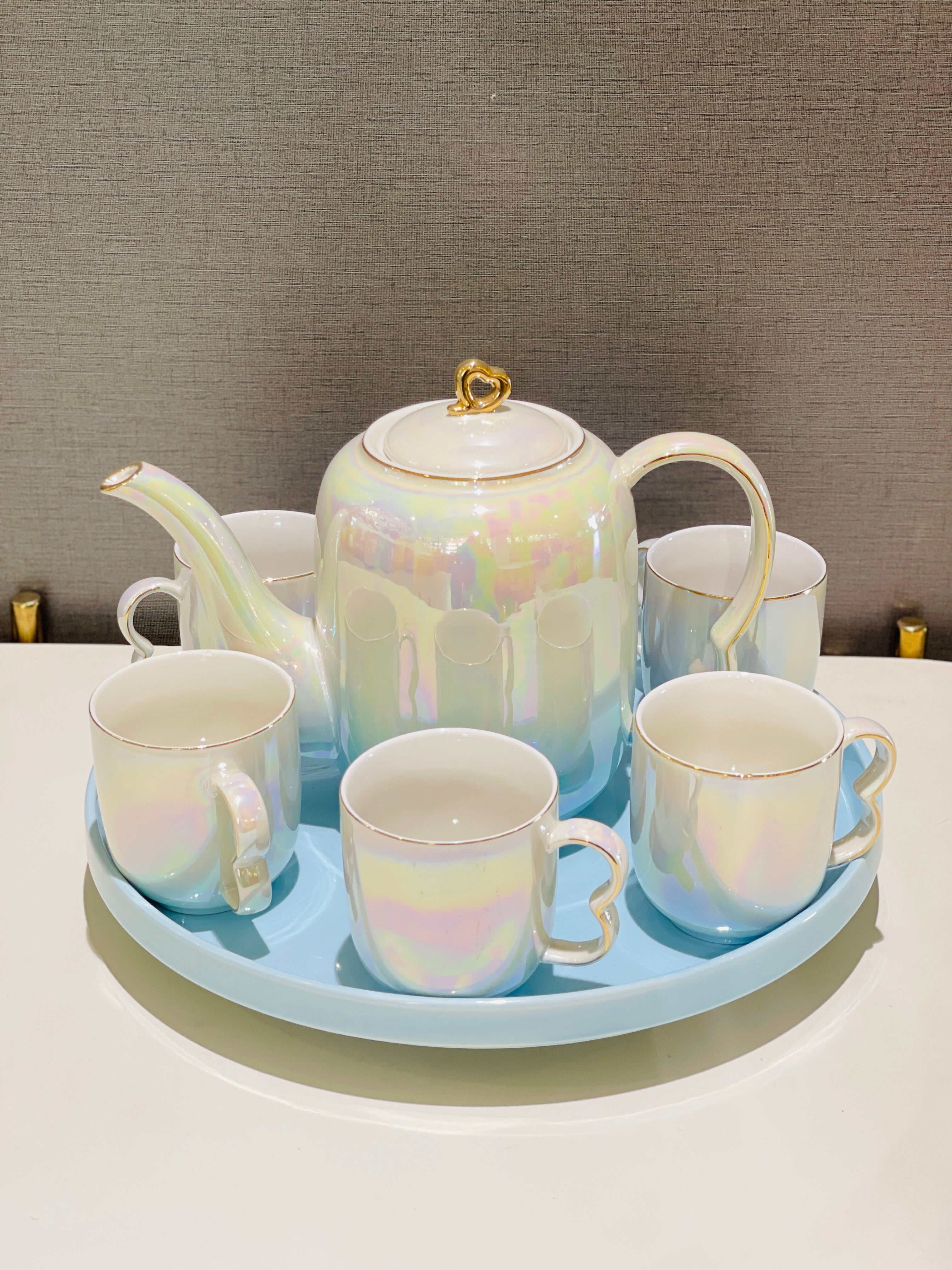 Tea Set Revolving Tray