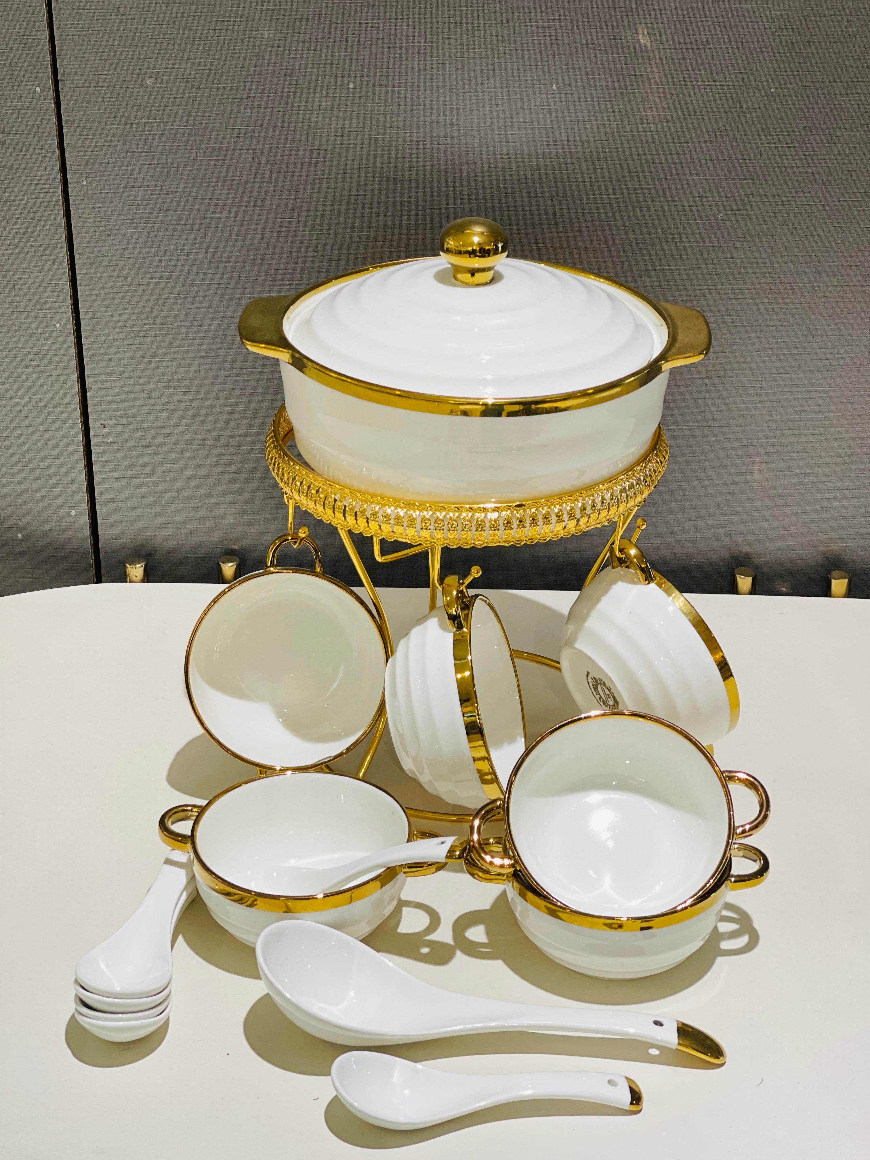 Soup Set Metal Stand