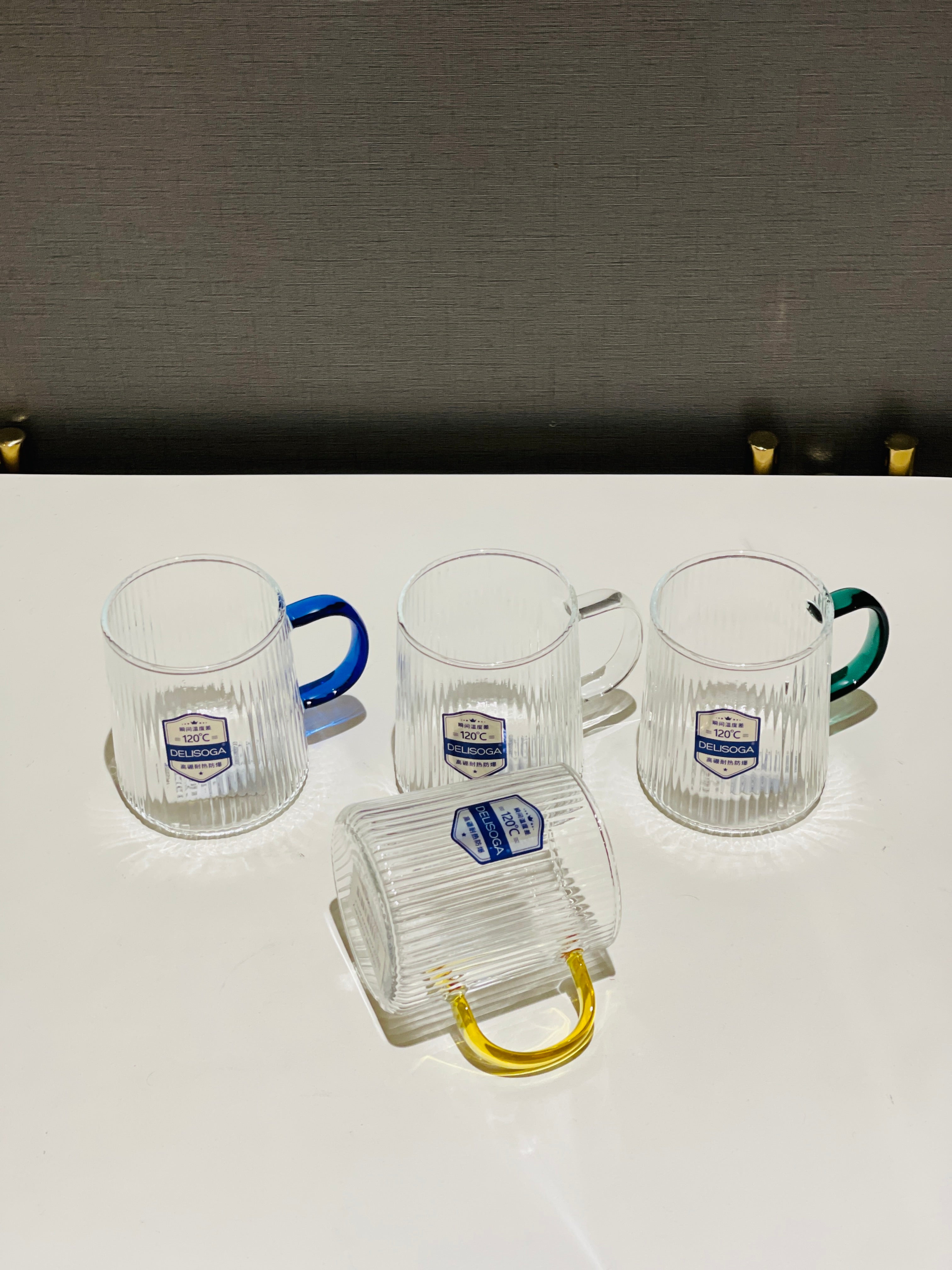 Mug Set Glass 4 Pieces