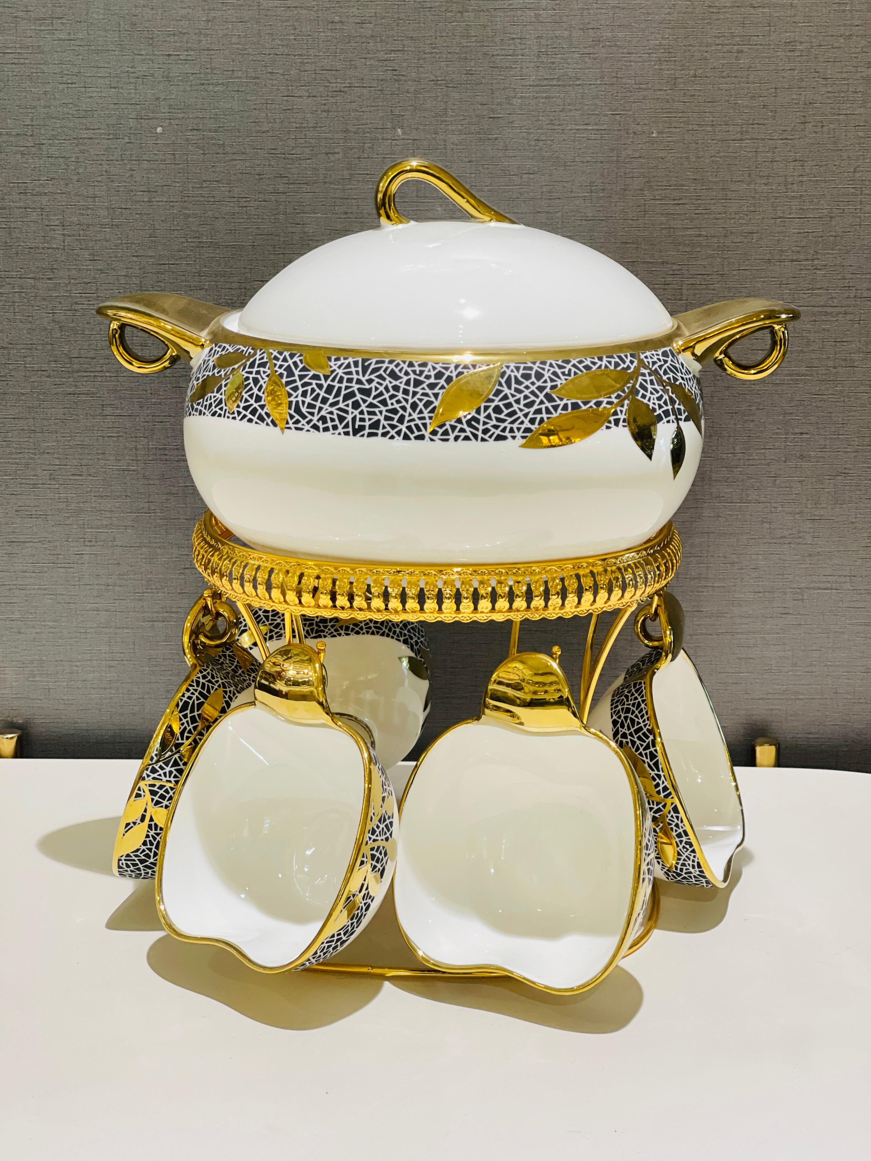 Soup Set Metal Stand