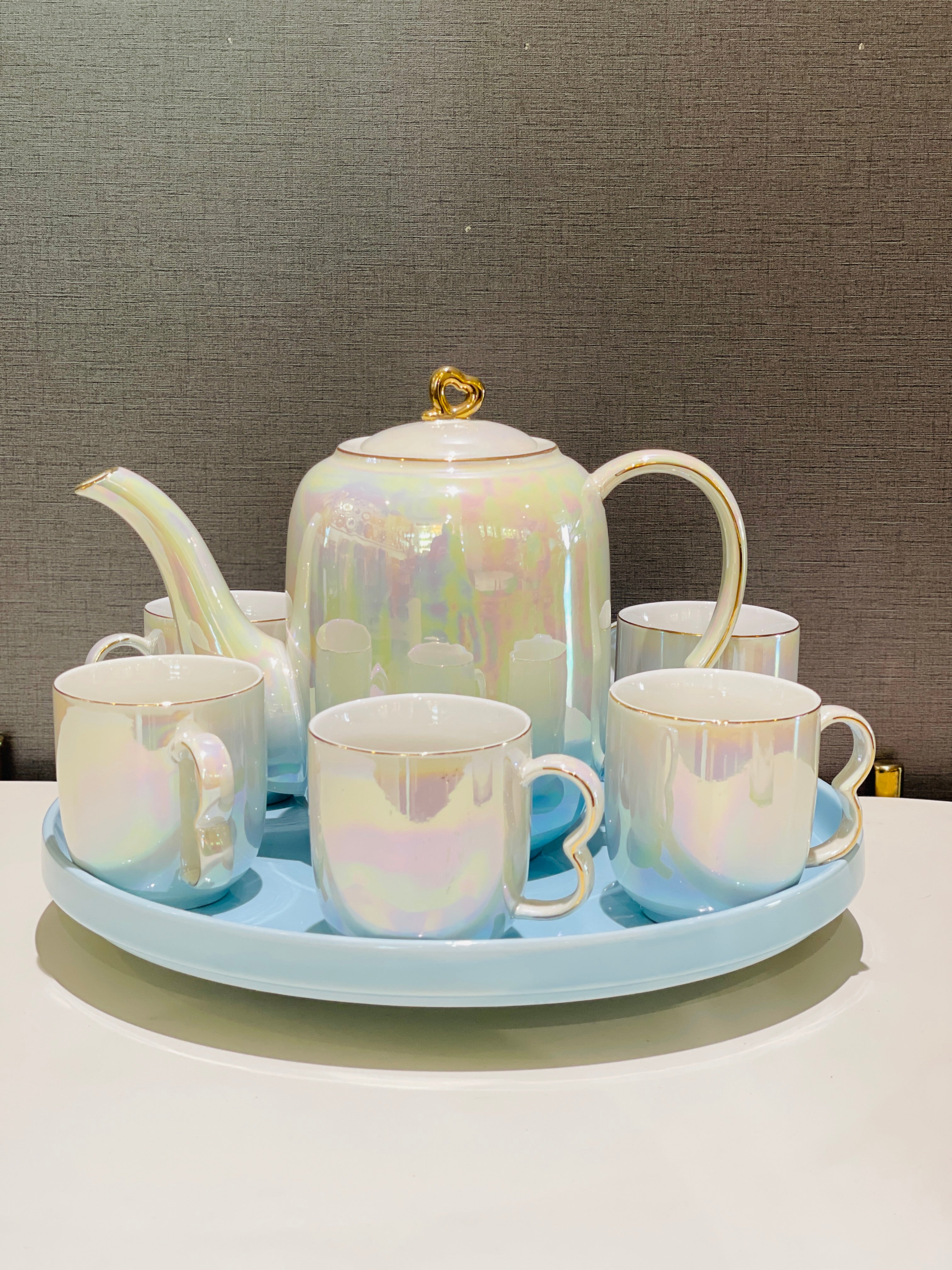 Tea Set Revolving Tray
