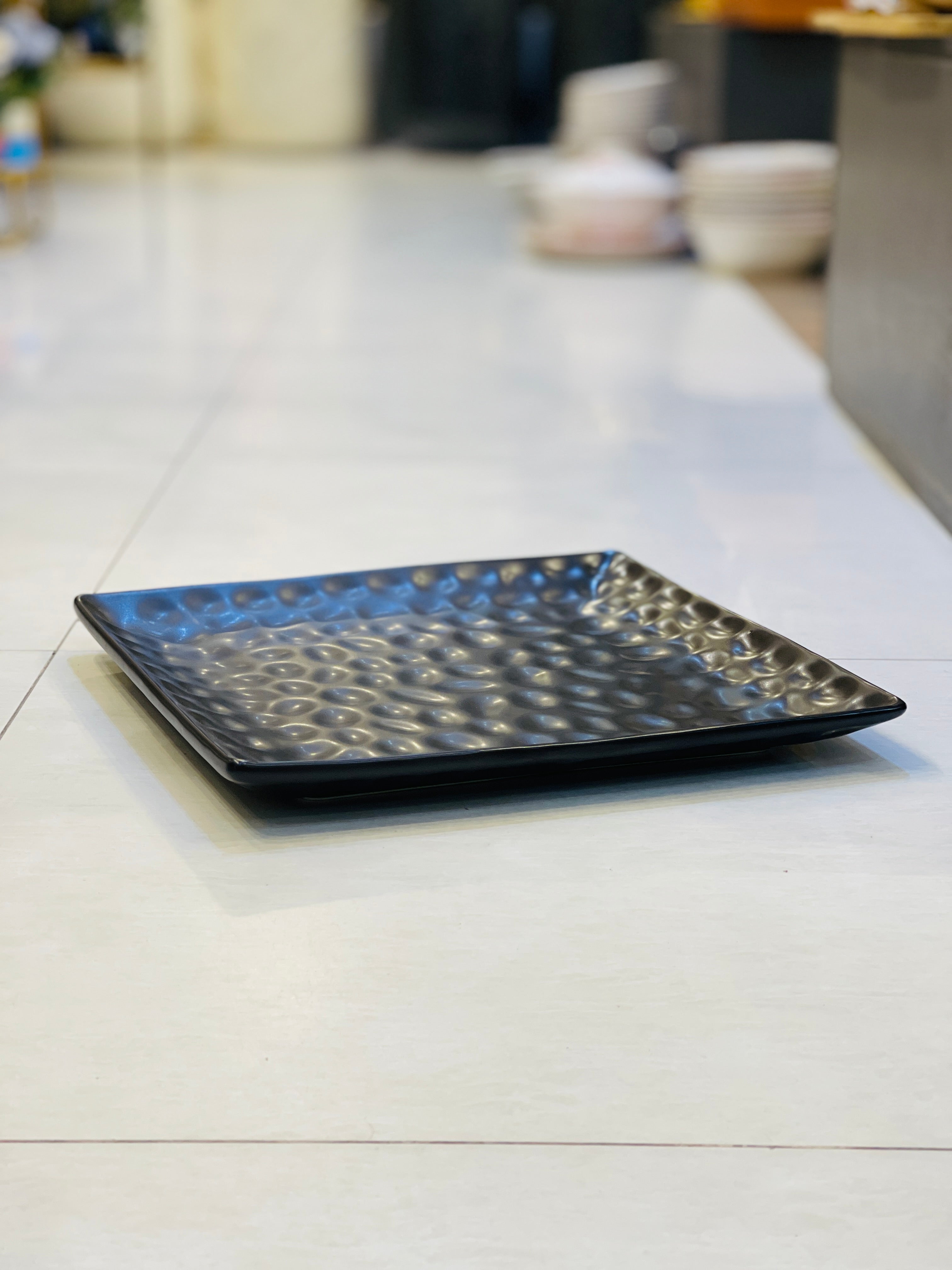 Platter Ceramic Black