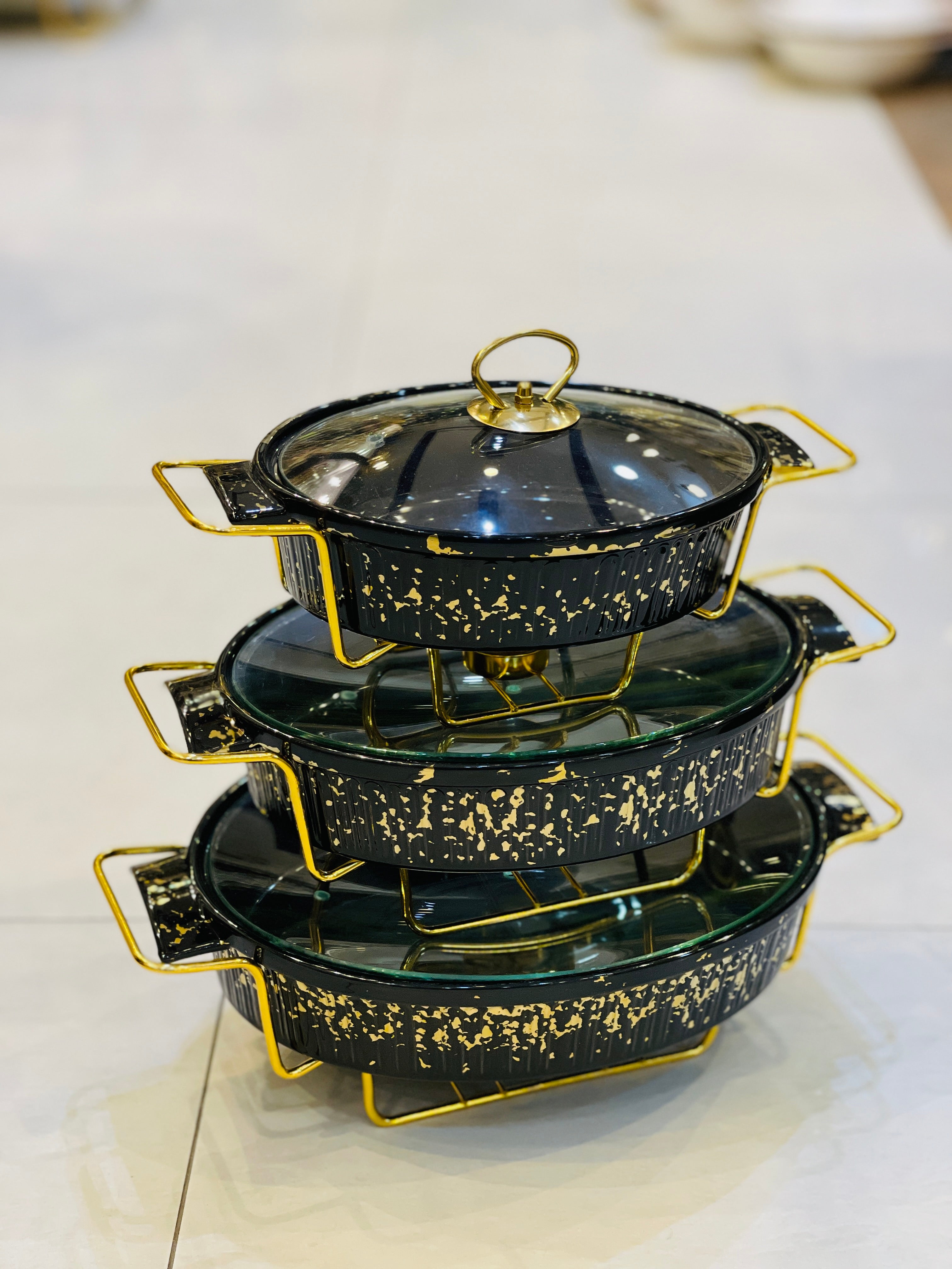 Buffet Dishes 3 Pcs Set