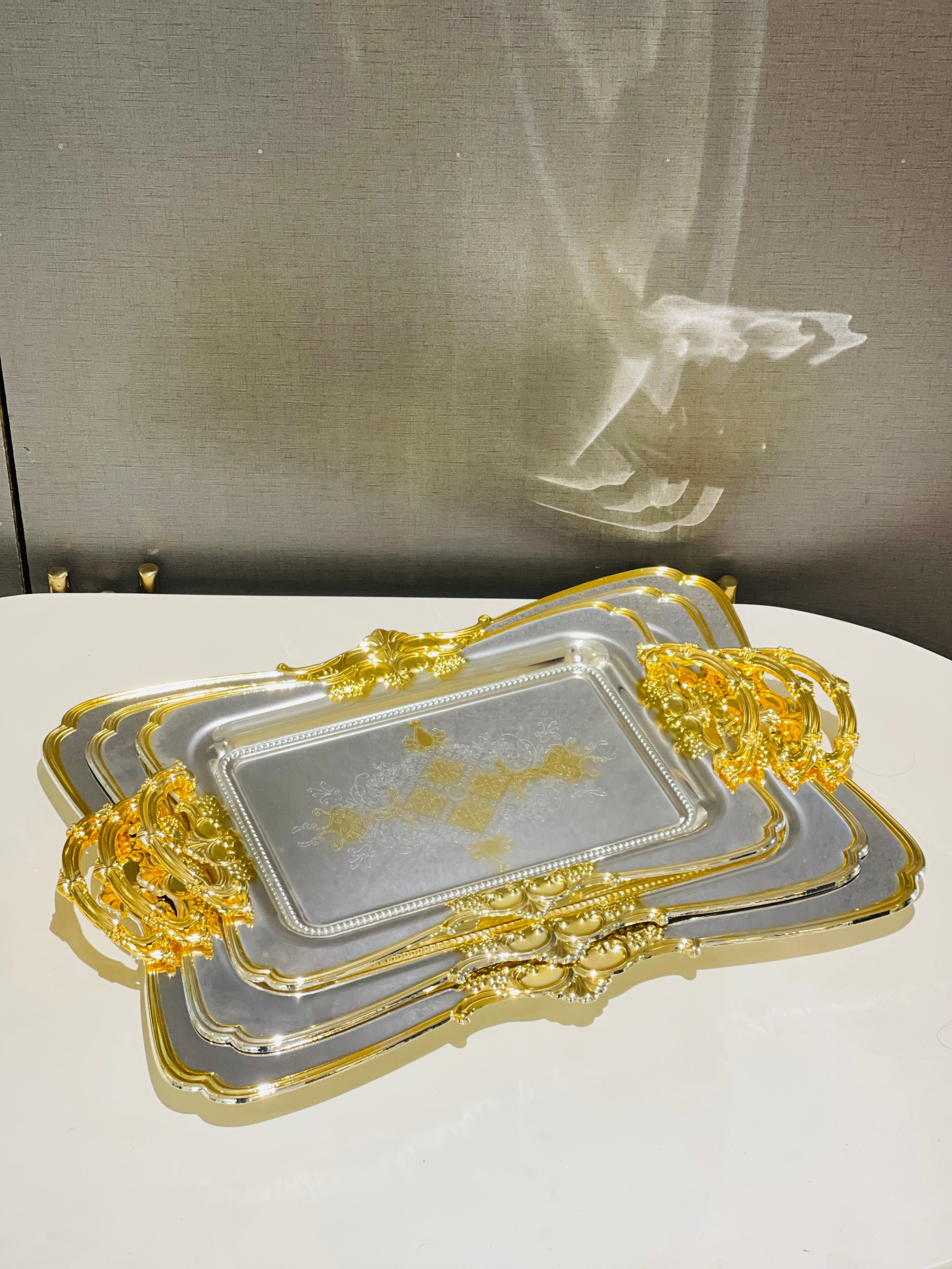 Tray Set Stainless Steel