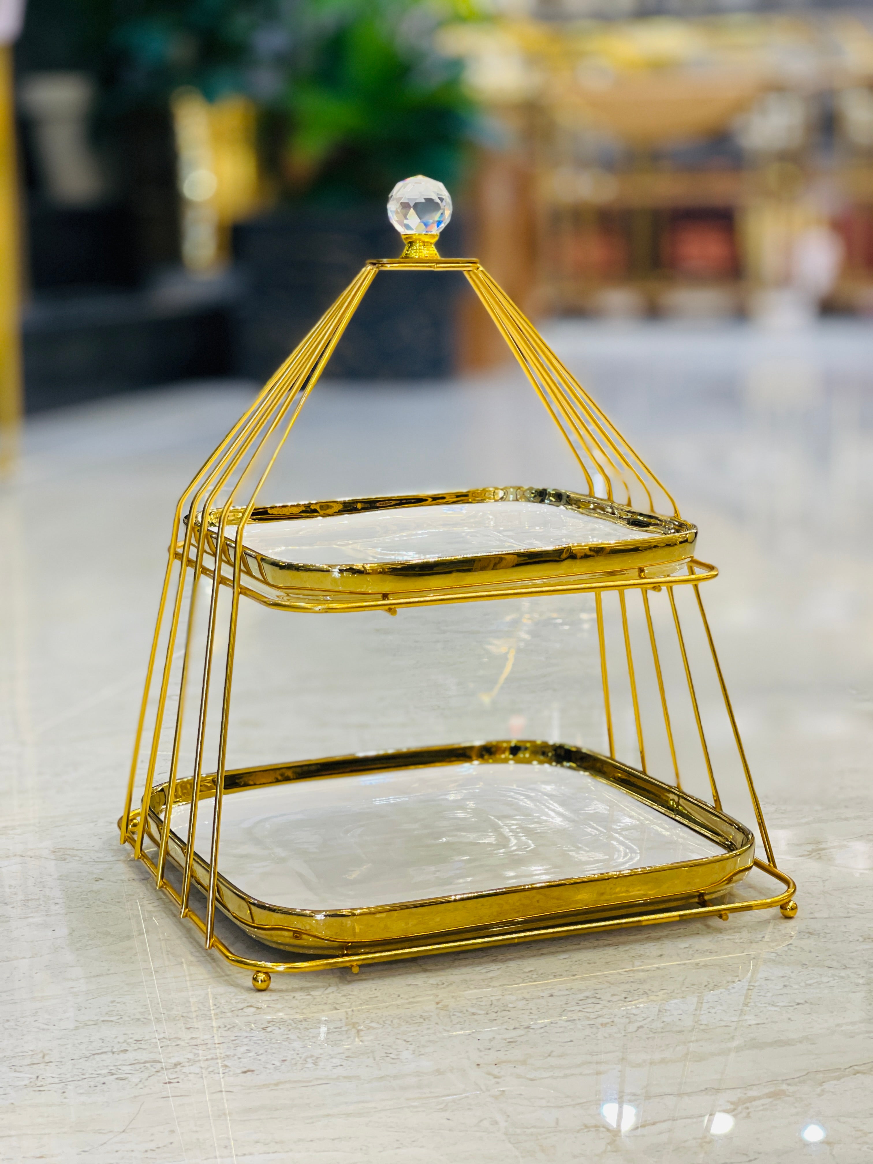 Serving Platter Metal Stand