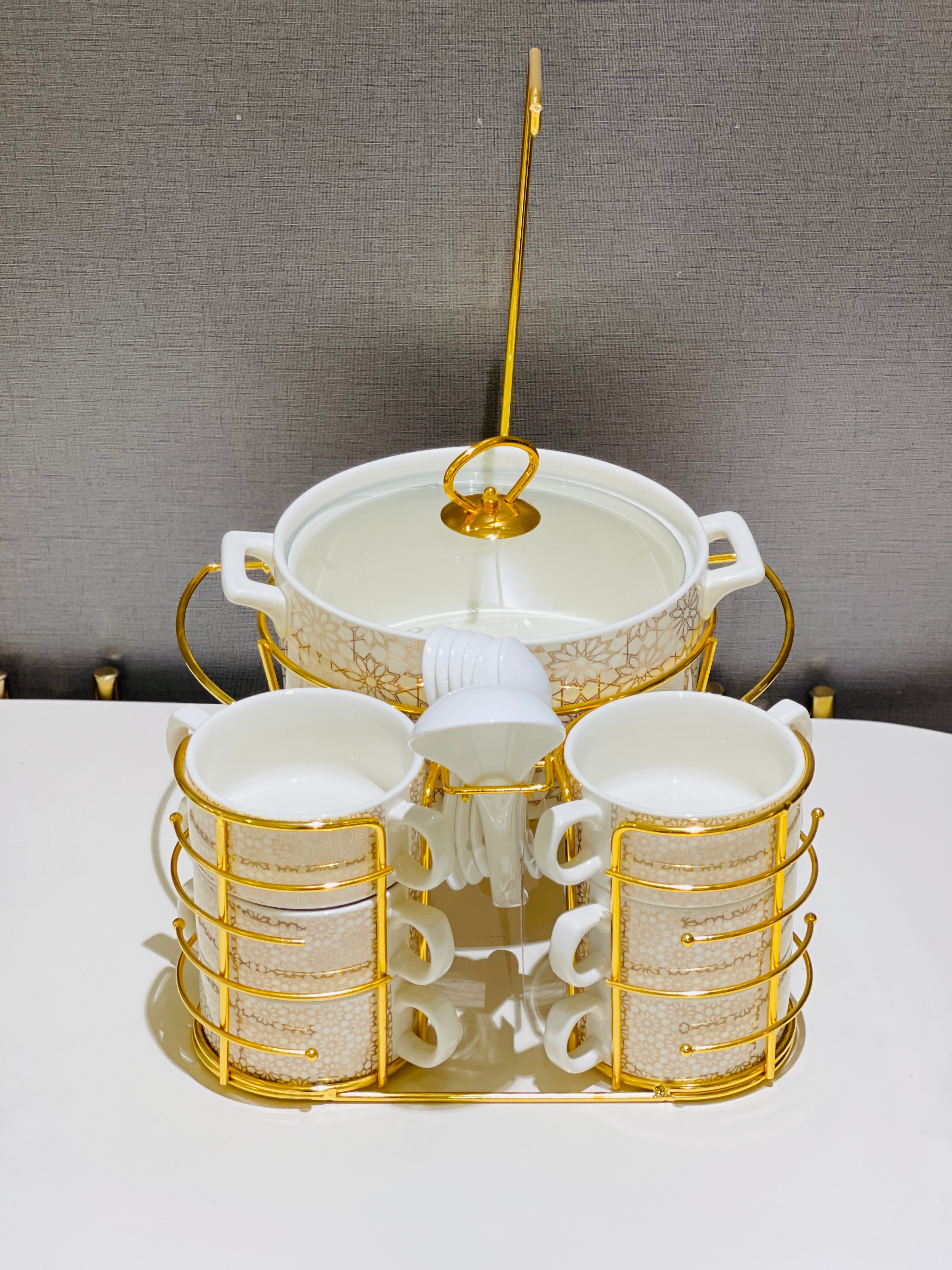 Soup Set Metal Stand