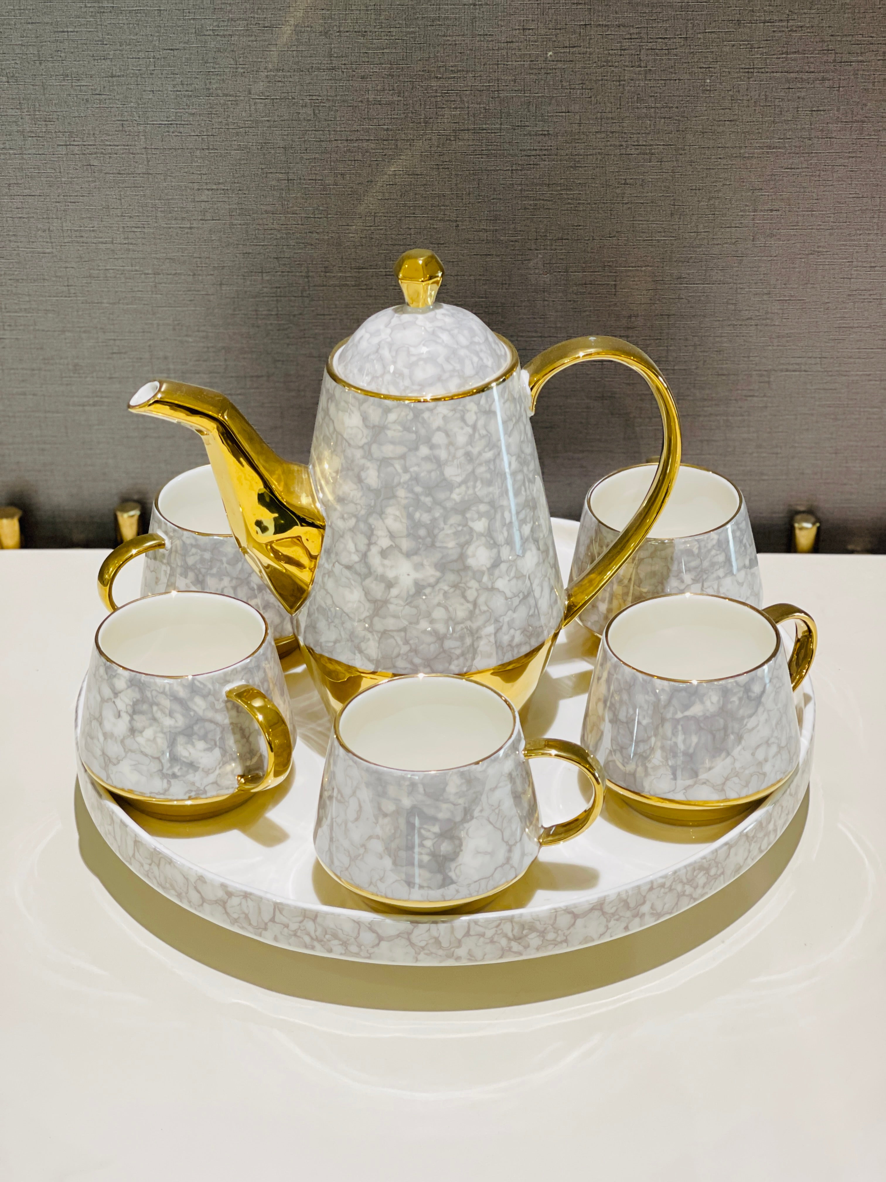 Tea Set Revolving Tray
