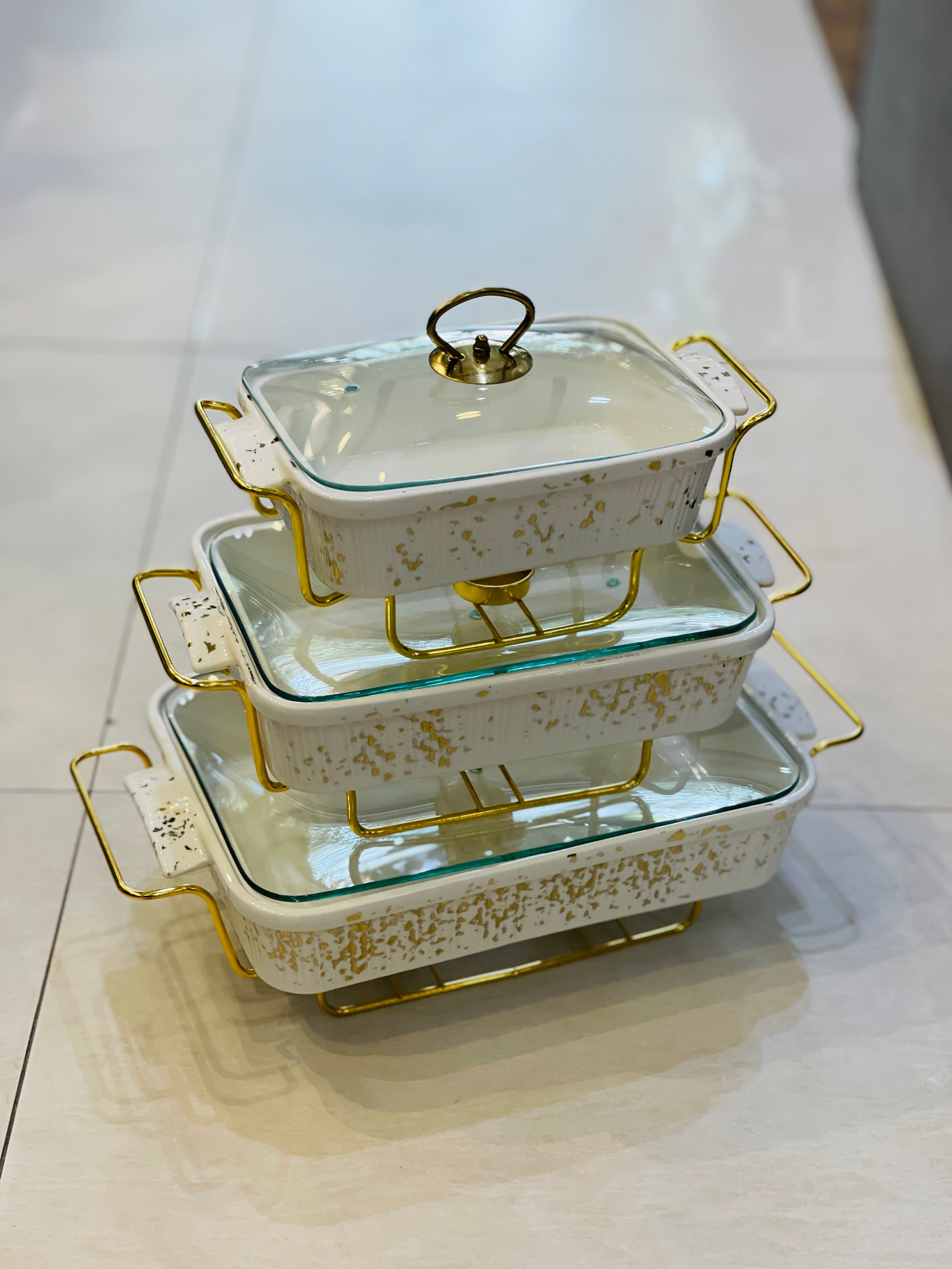 Buffet Dishes 3 Pcs Set