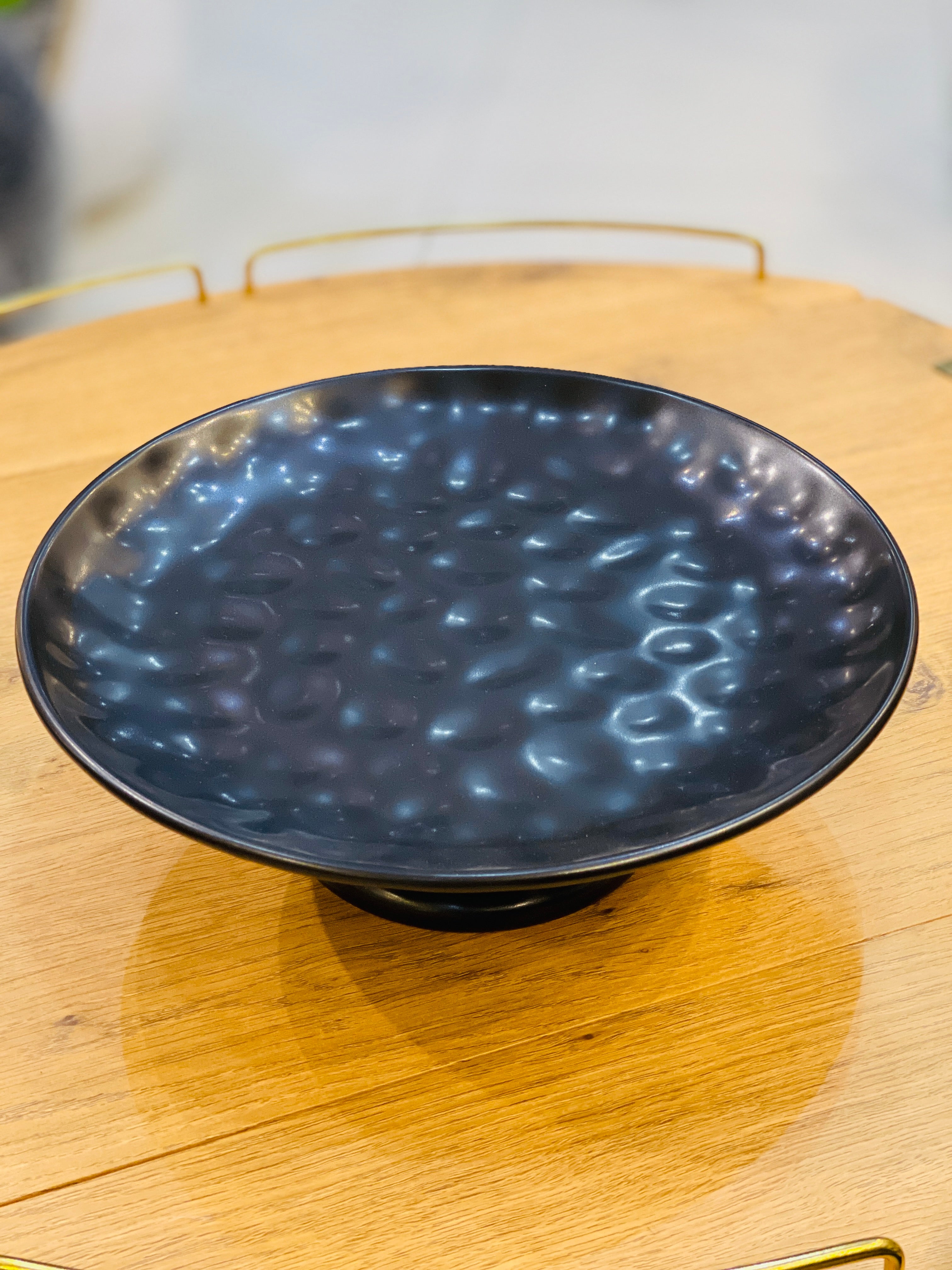 Platter Ceramic Black