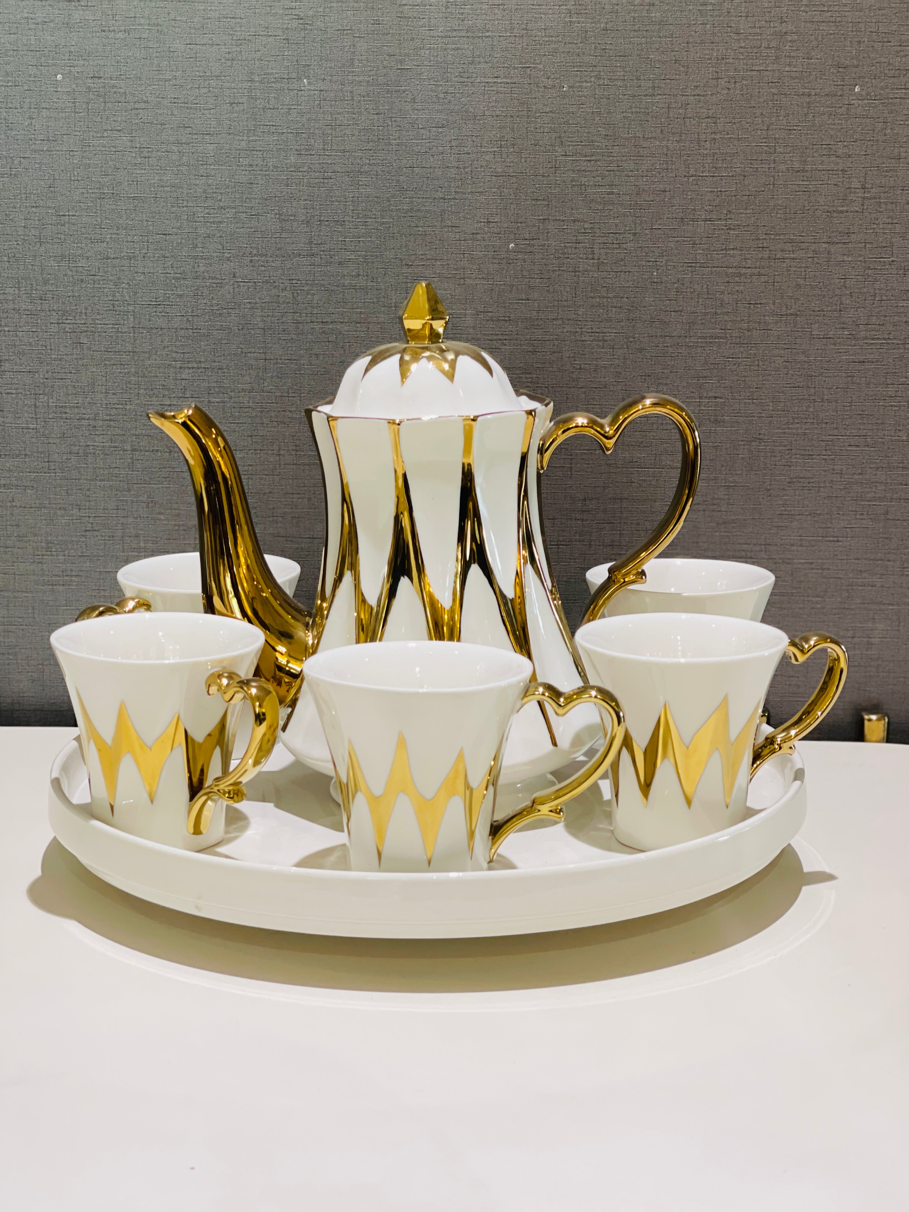 Tea Set Revolving Tray