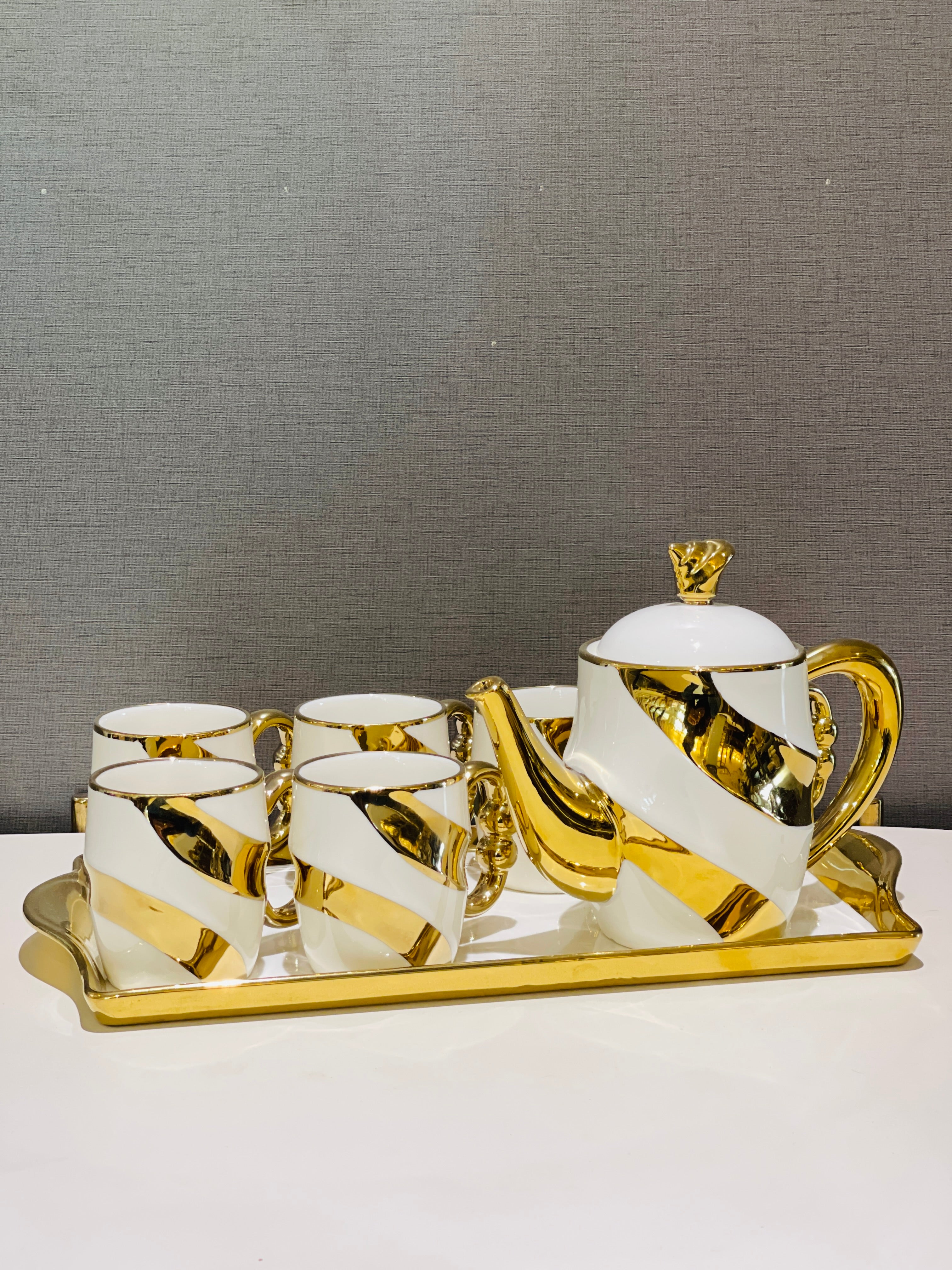 Tea Set With Tray