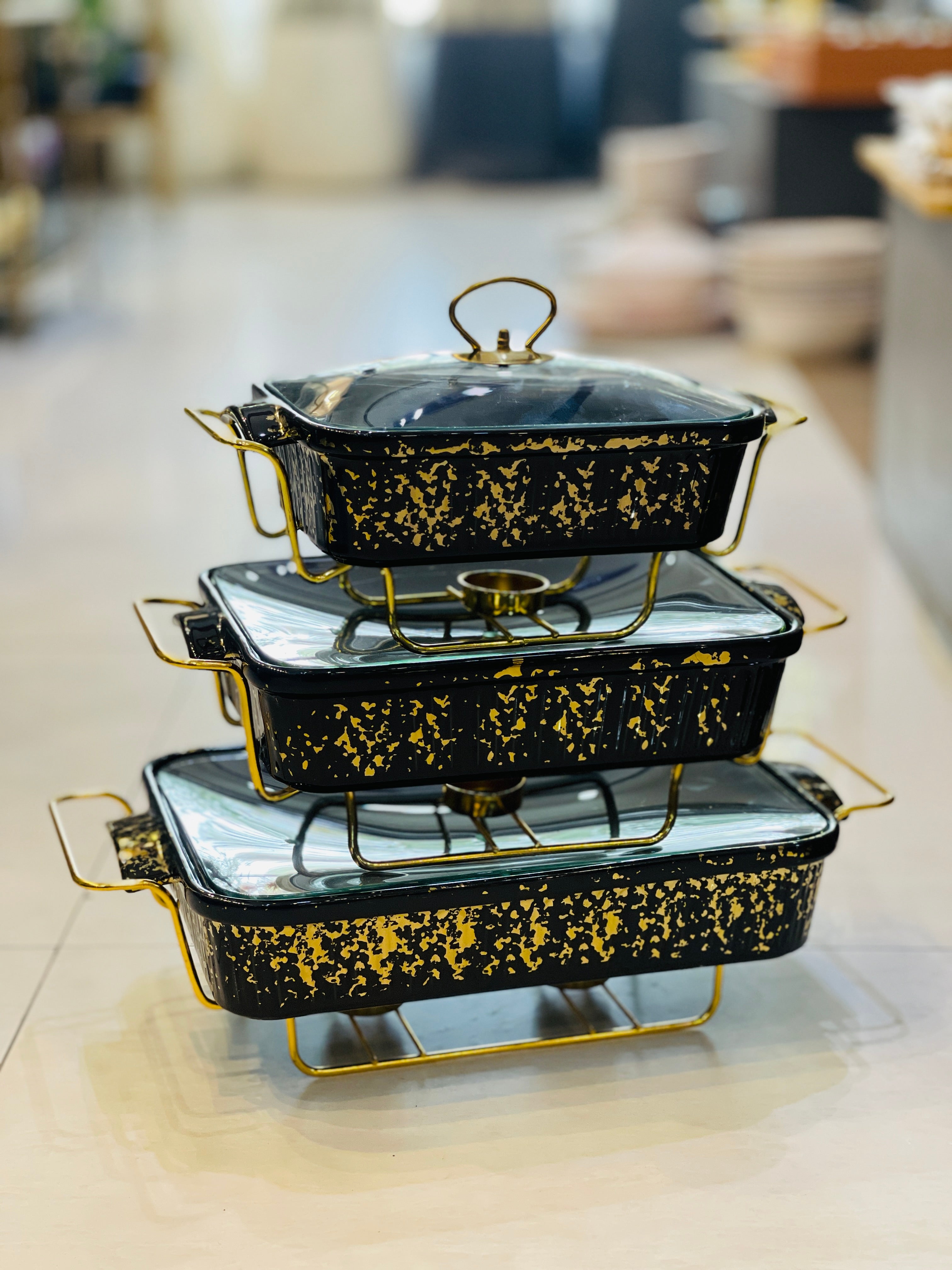 Buffet Dishes 3 Pcs Set