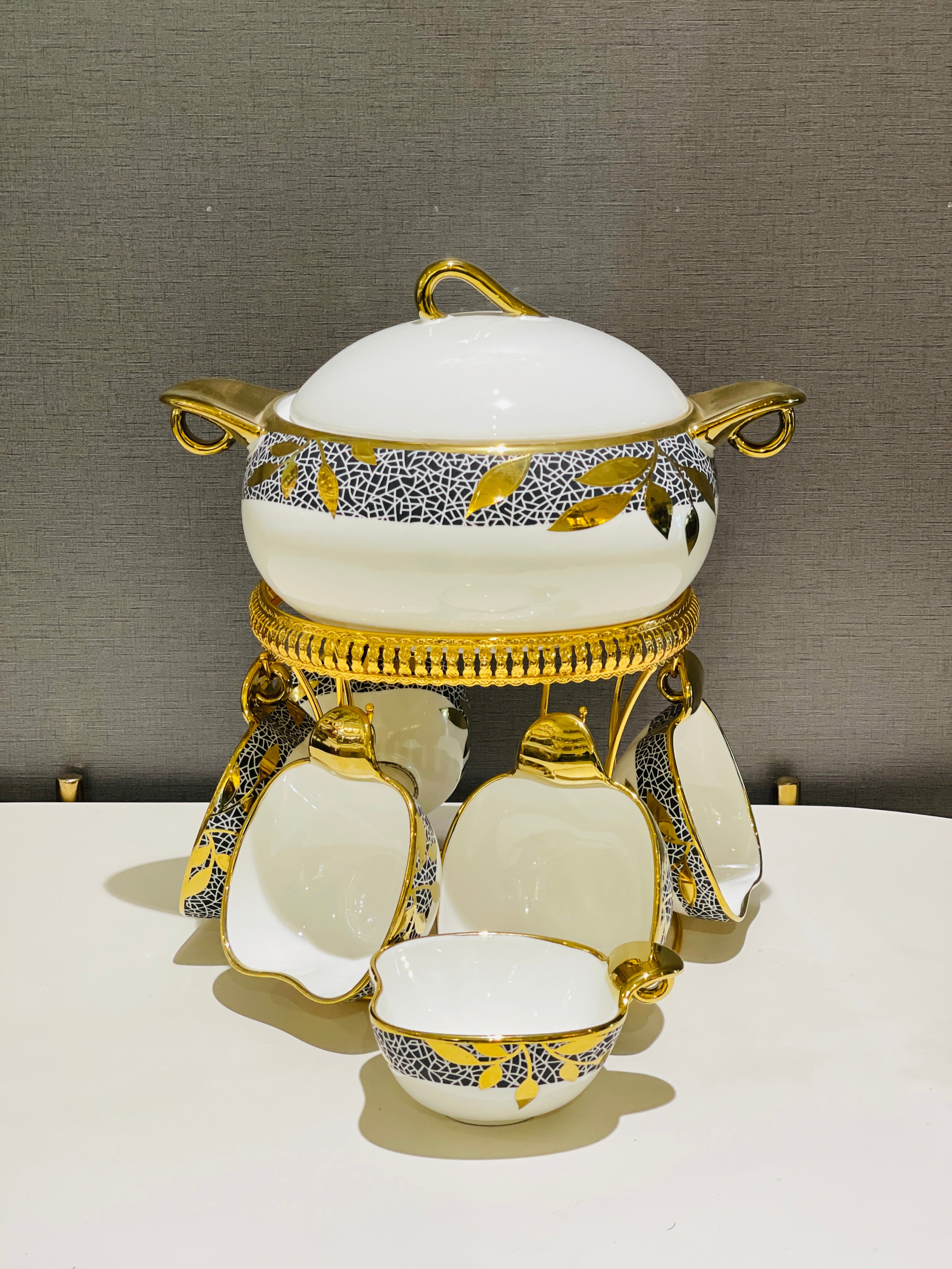 Soup Set Metal Stand