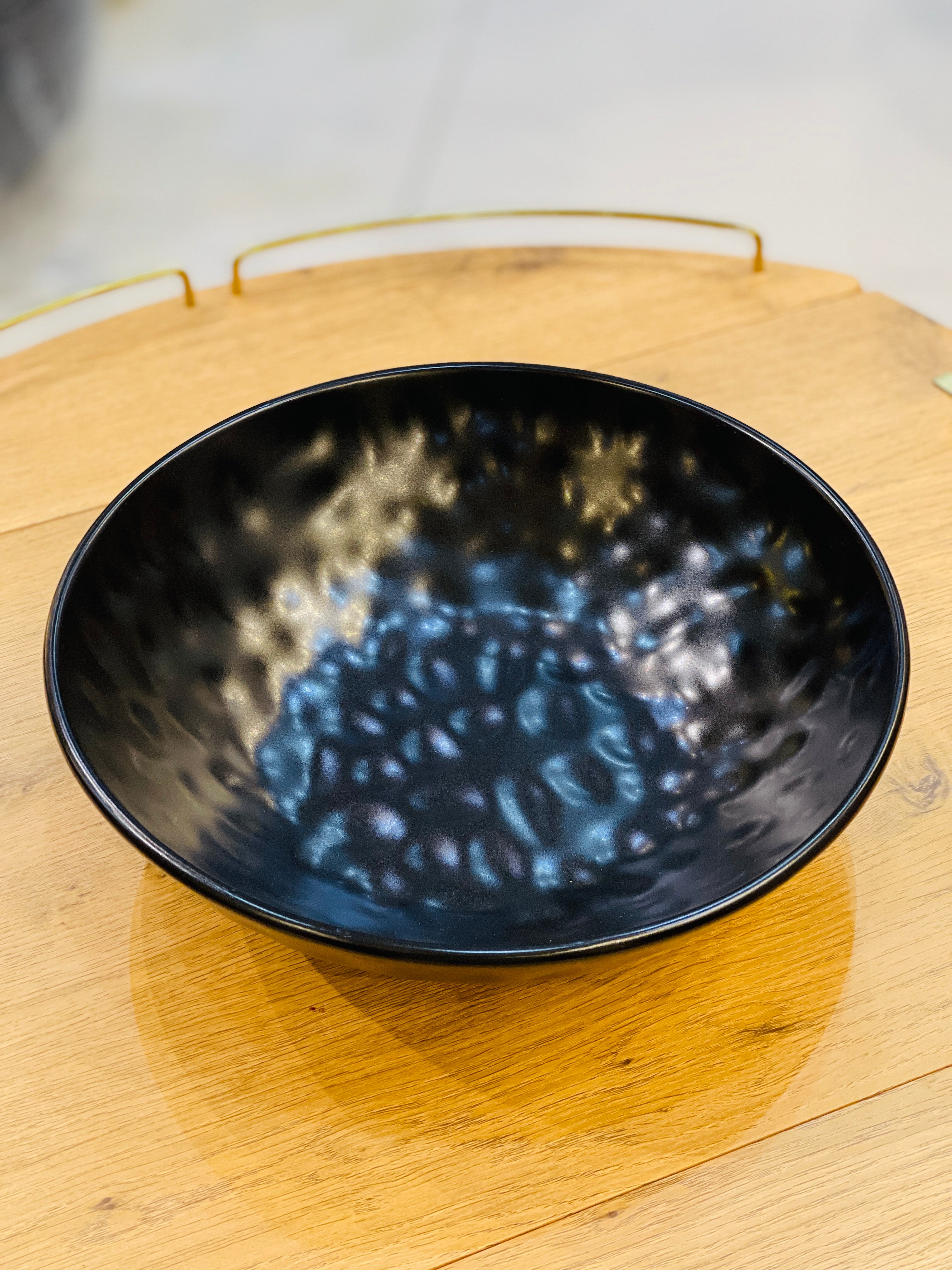 Platter Ceramic Black